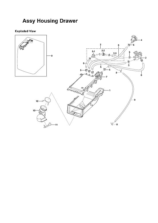 Housing Drawer Assembly