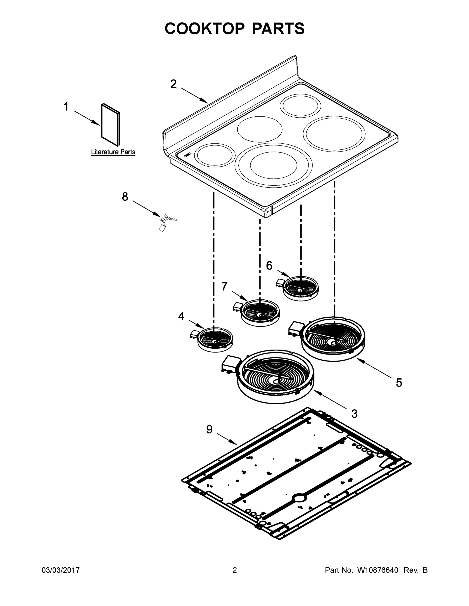 02 - COOKTOP PARTS