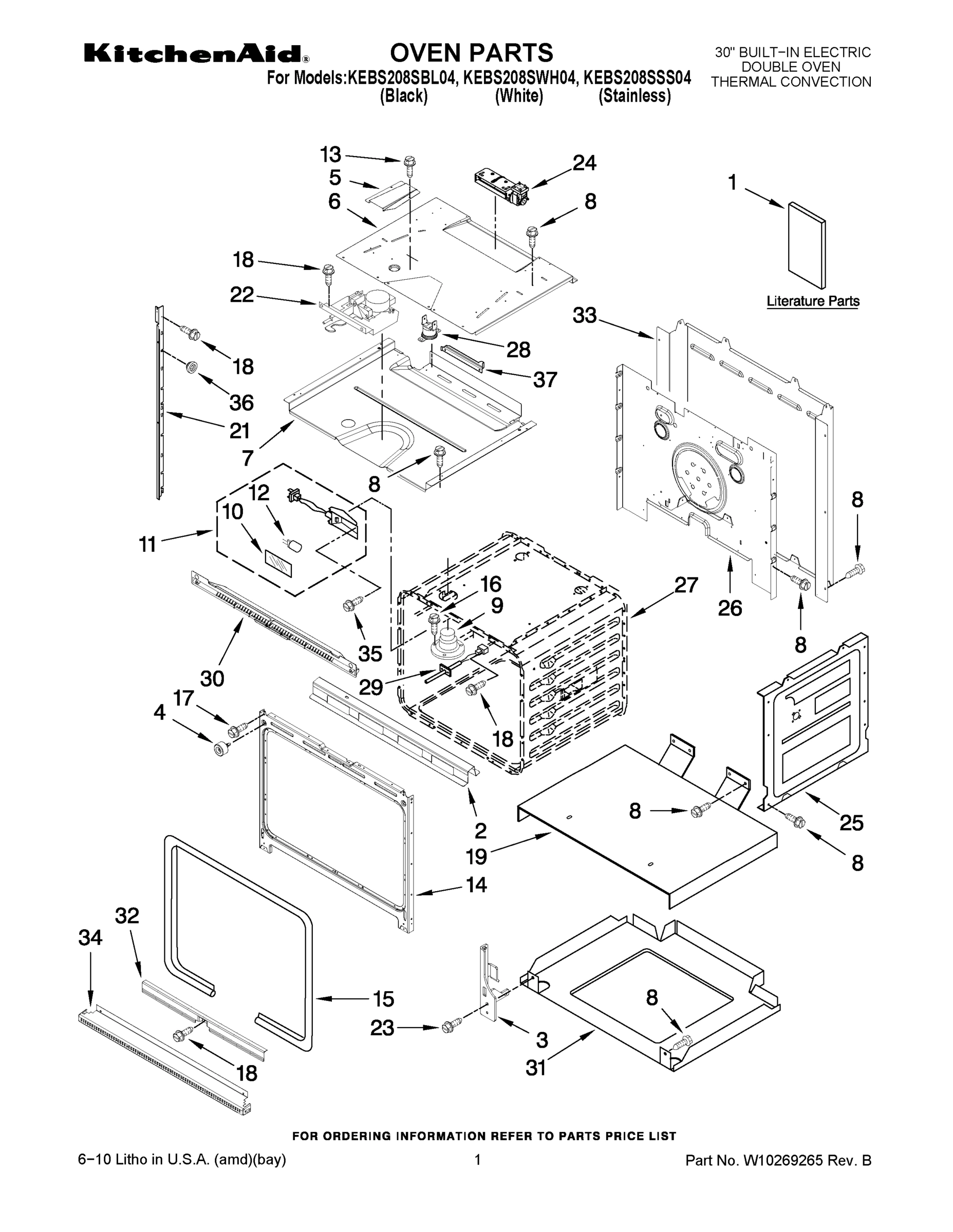 01 - OVEN PARTS