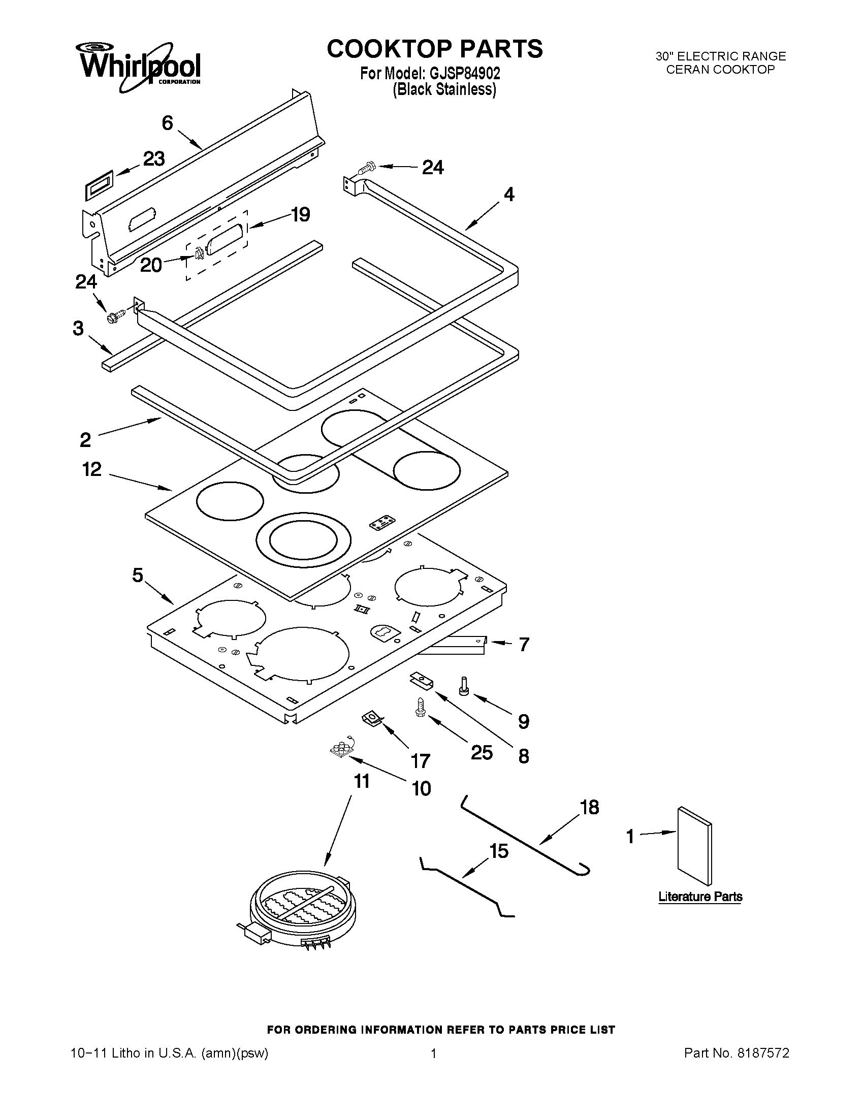 01 - COOKTOP PARTS