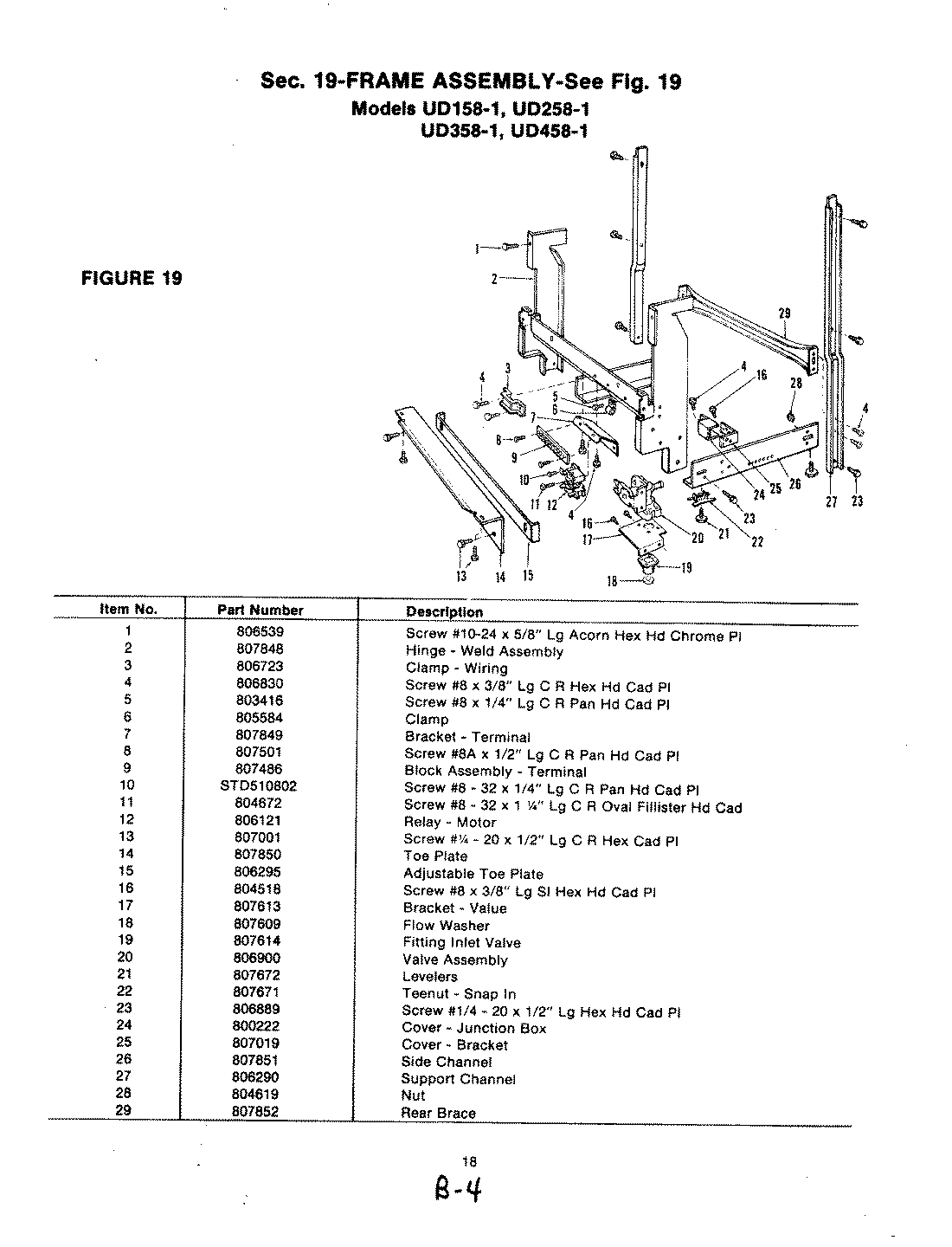 05 - FRAME ASSEMBLY (UD458-1)
