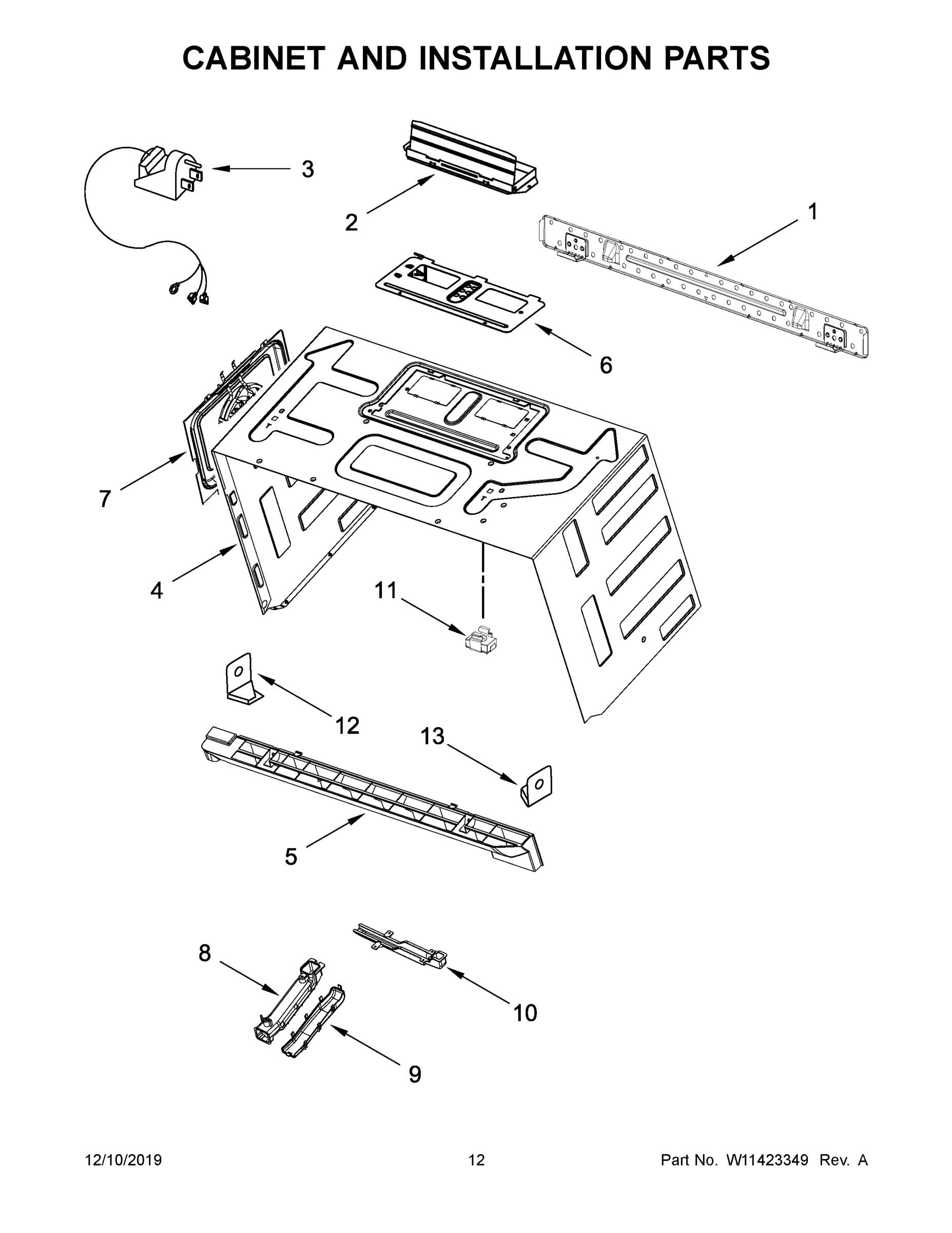 07 - CABINET AND INSTALLATION PARTS