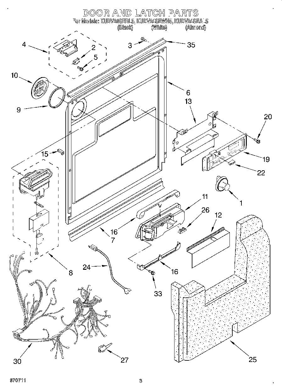03 - DOOR AND LATCH