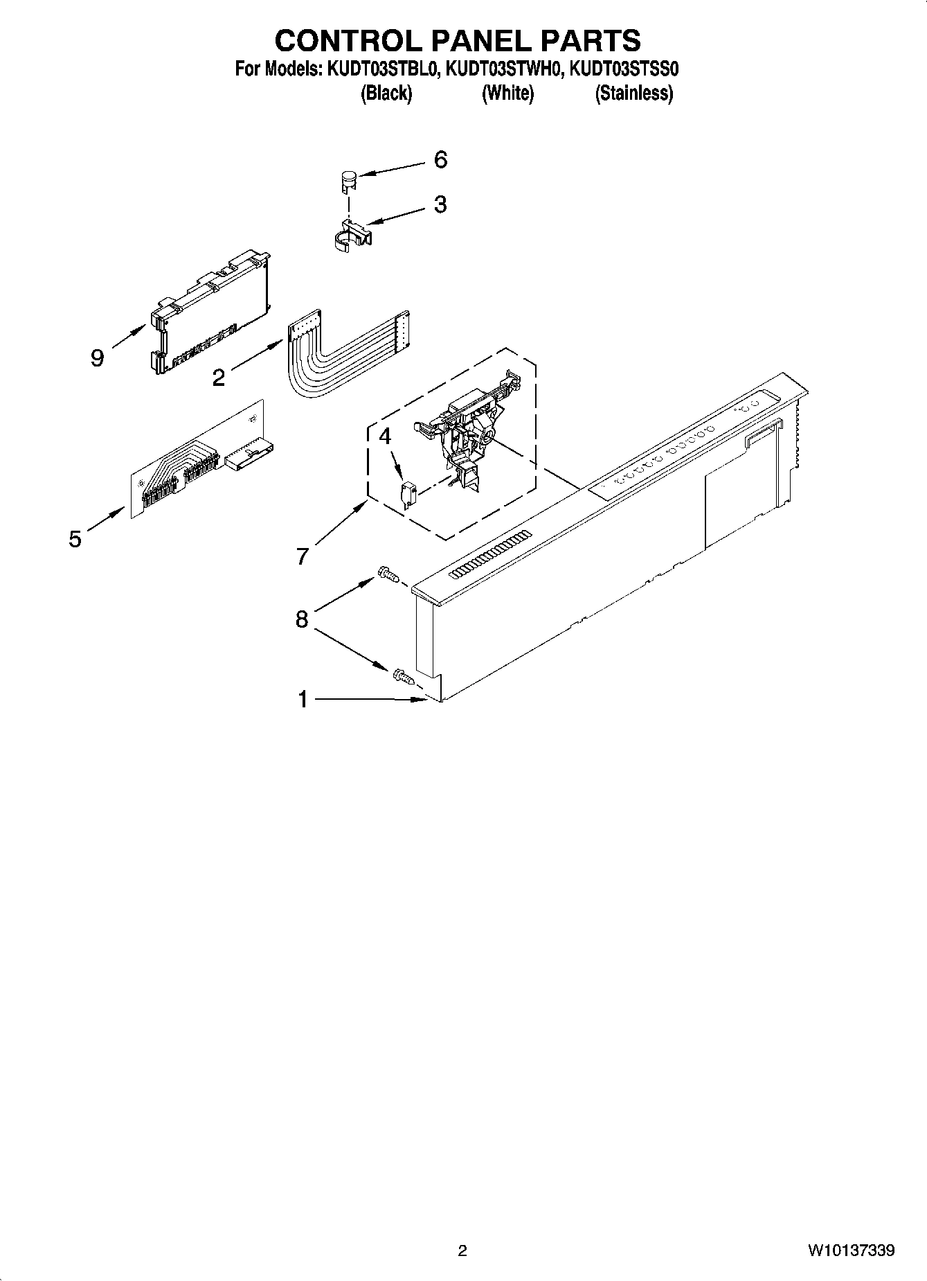 02 - CONTROL PANEL PARTS