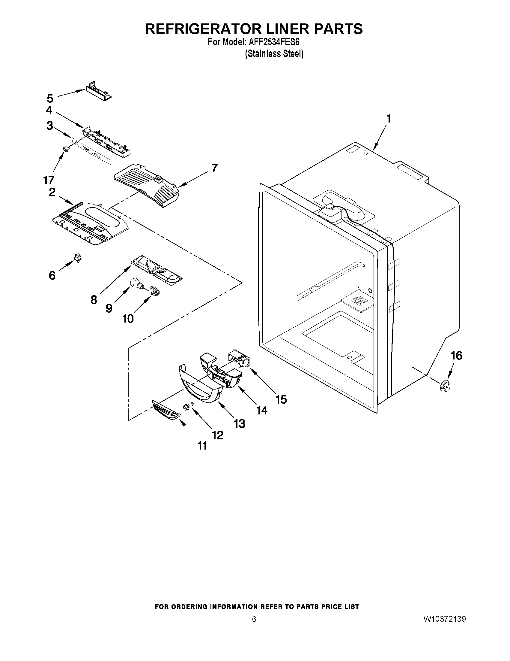 04 - REFRIGERATOR LINER PARTS