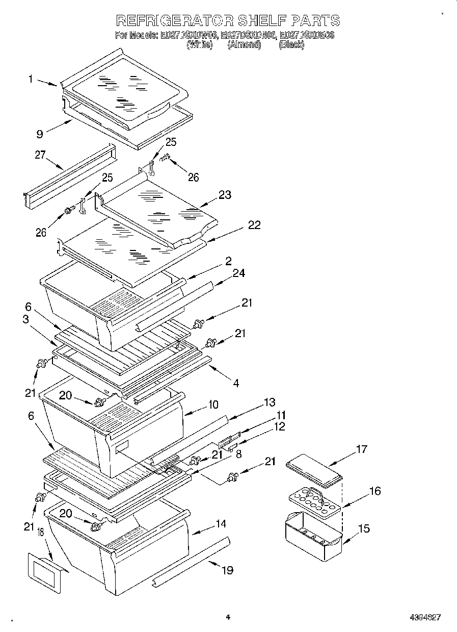 03 - REFRIGERATOR SHELF