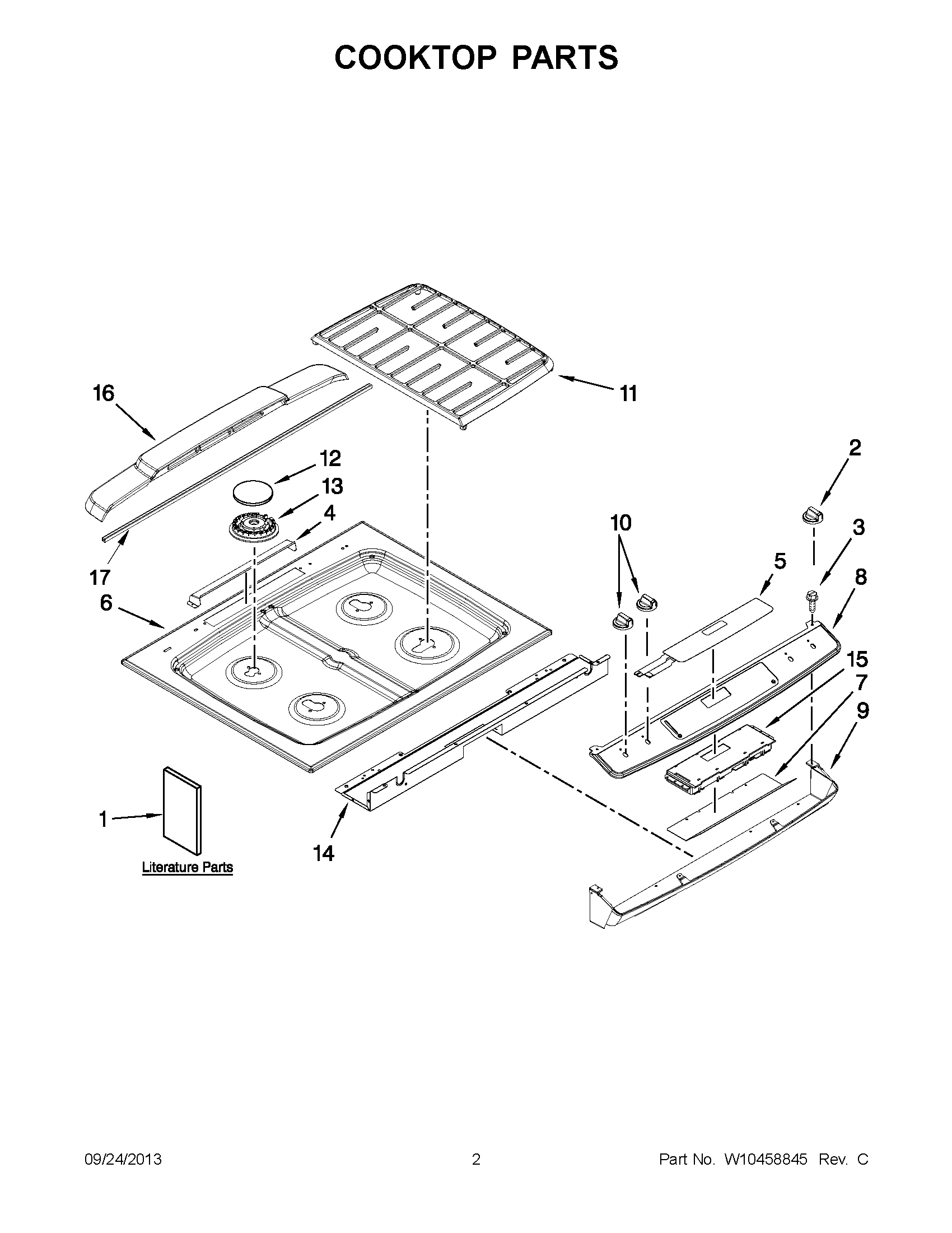 02 - COOKTOP PARTS