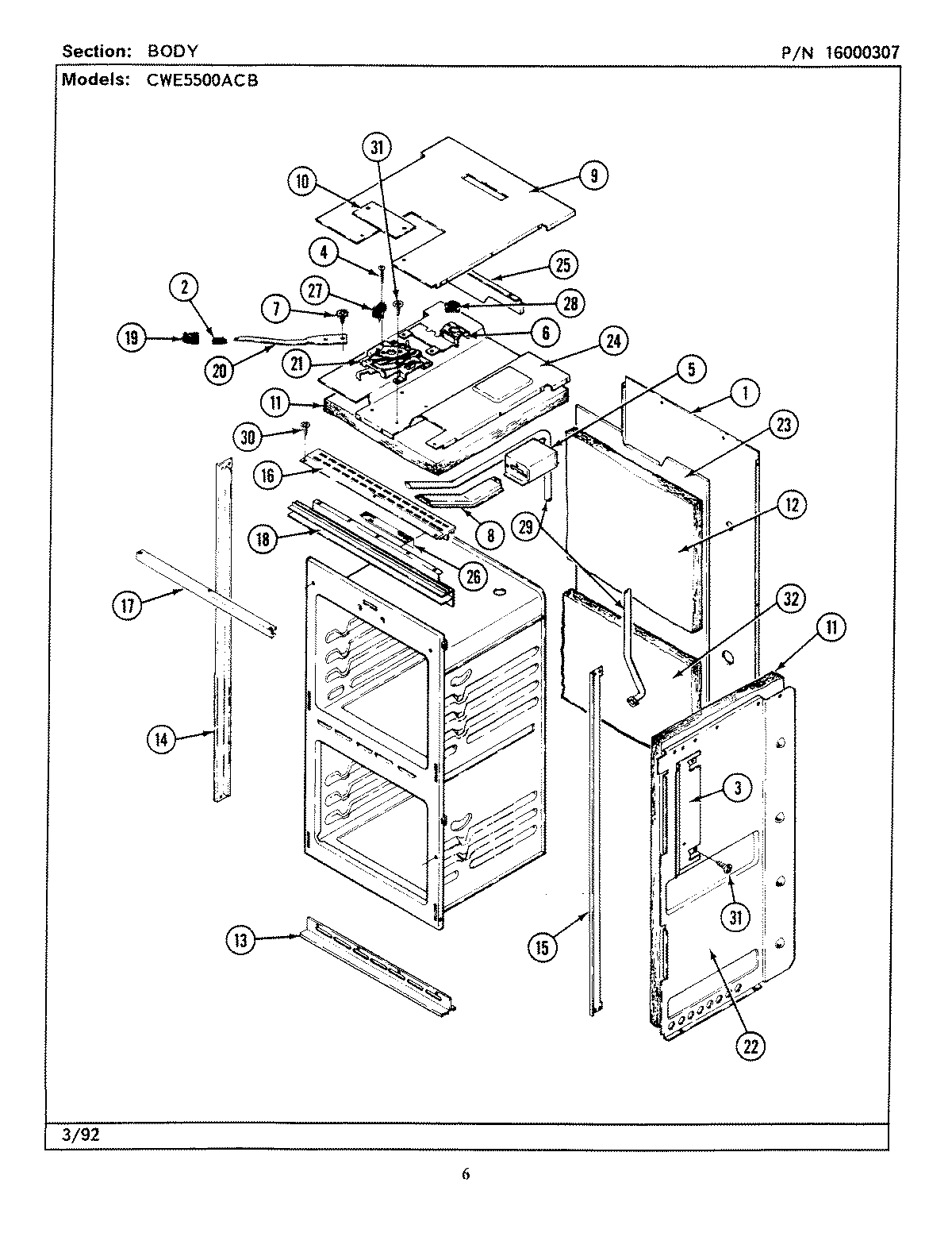 01 - BODY (CWE5500ACB)