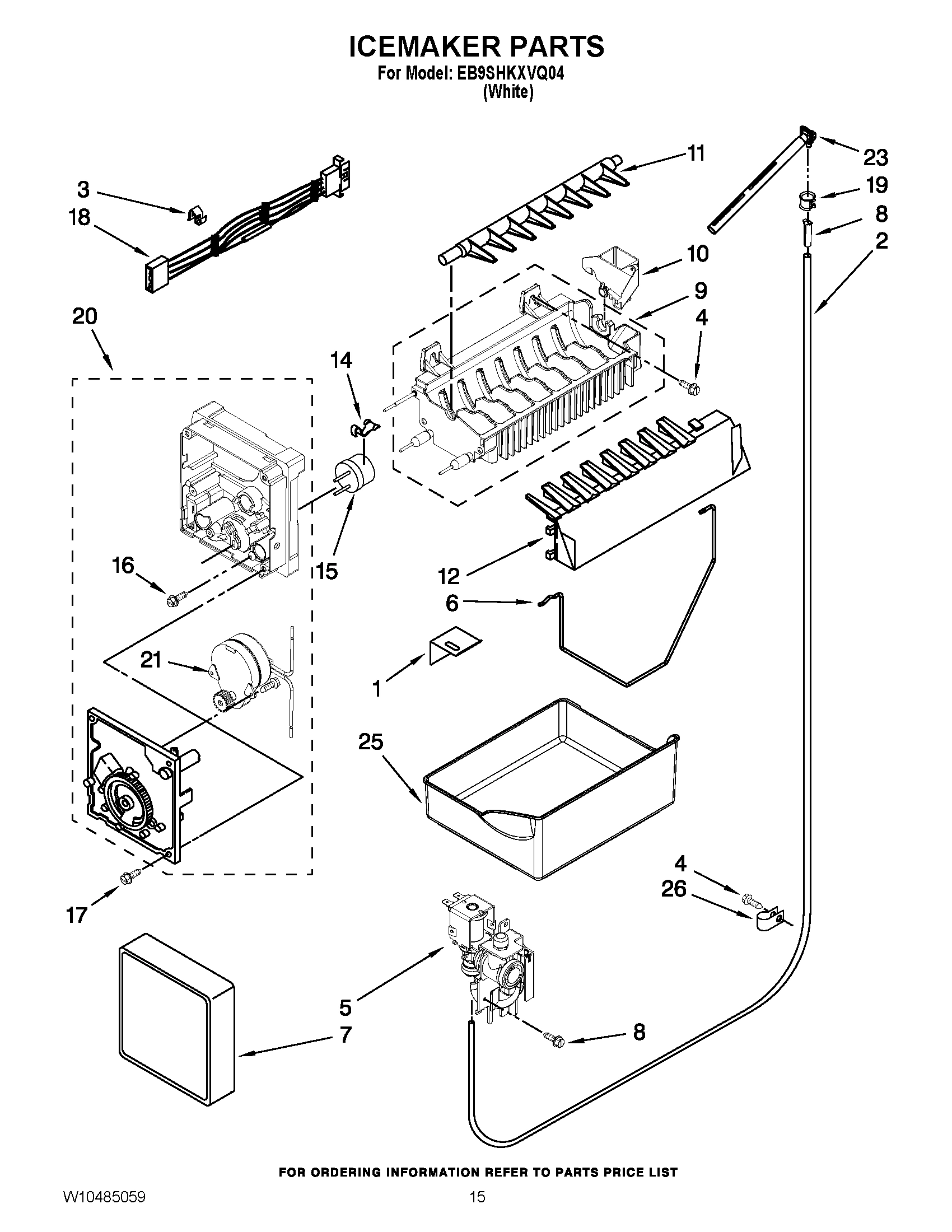08 - ICEMAKER PARTS