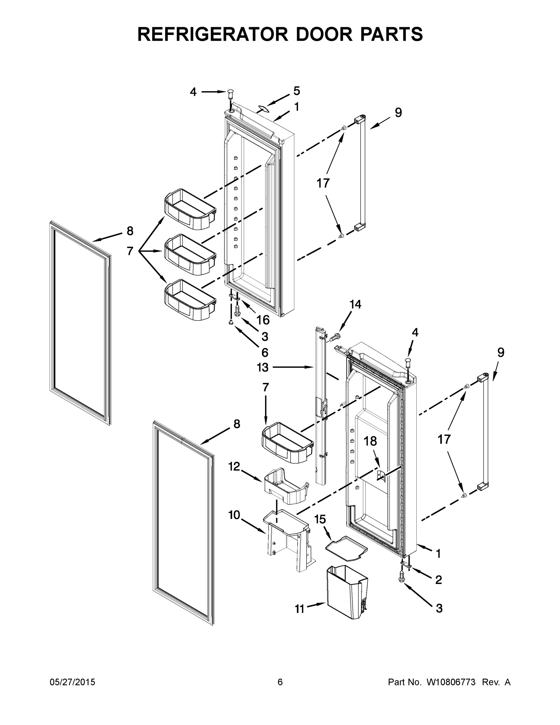 04 - REFRIGERATOR DOOR PARTS
