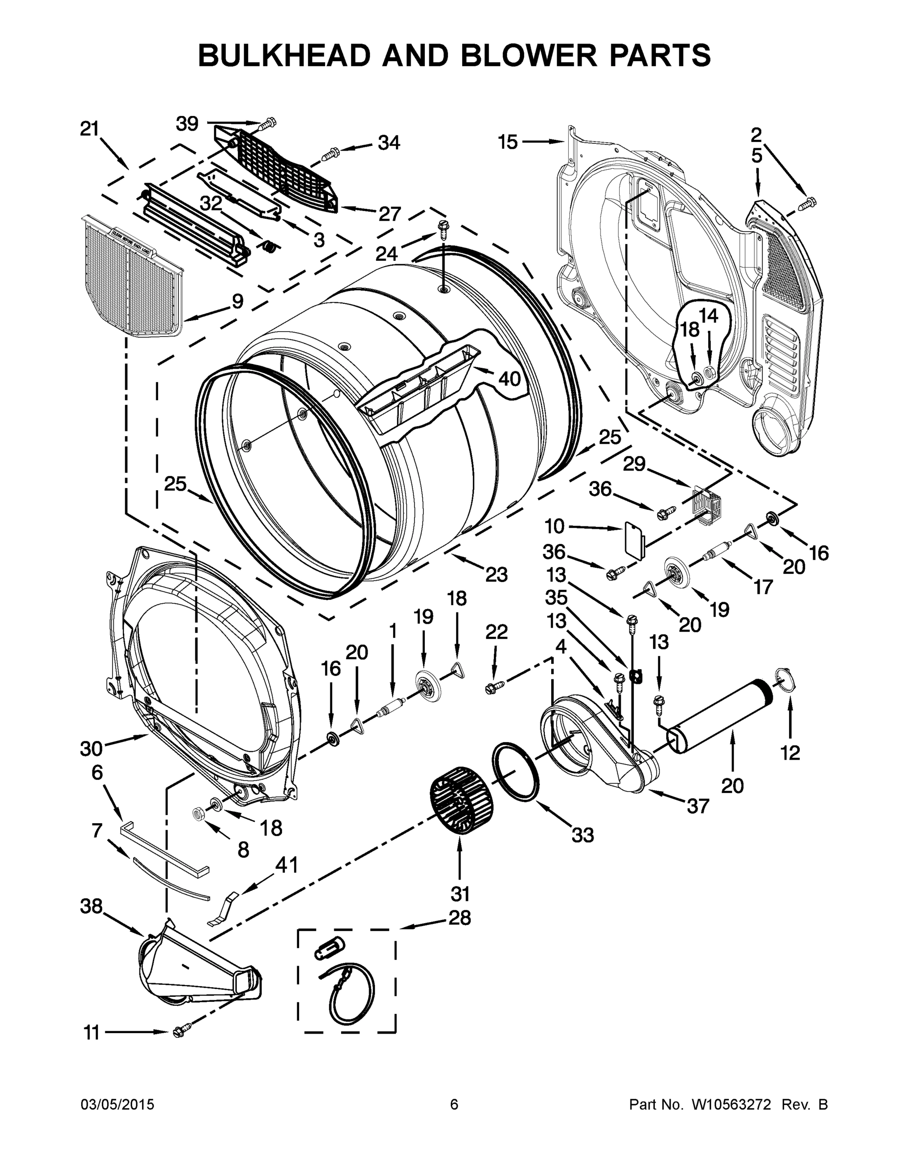 04 - BULKHEAD AND BLOWER PARTS