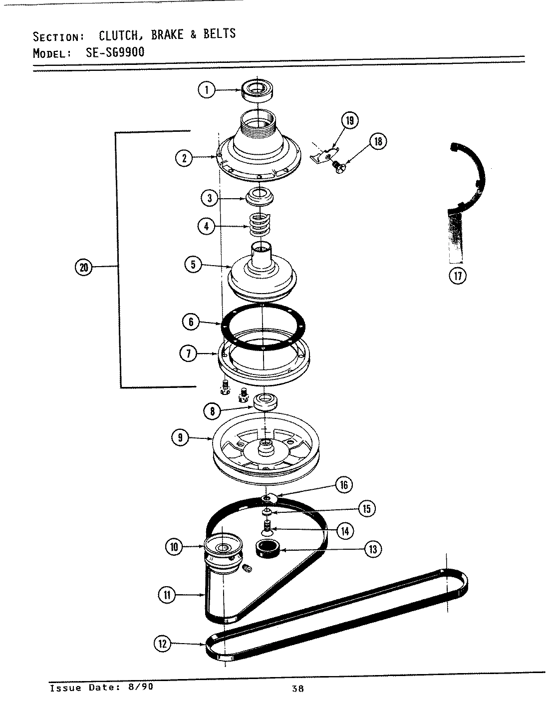 04 - CLUTCH, BRAKE & BELTS