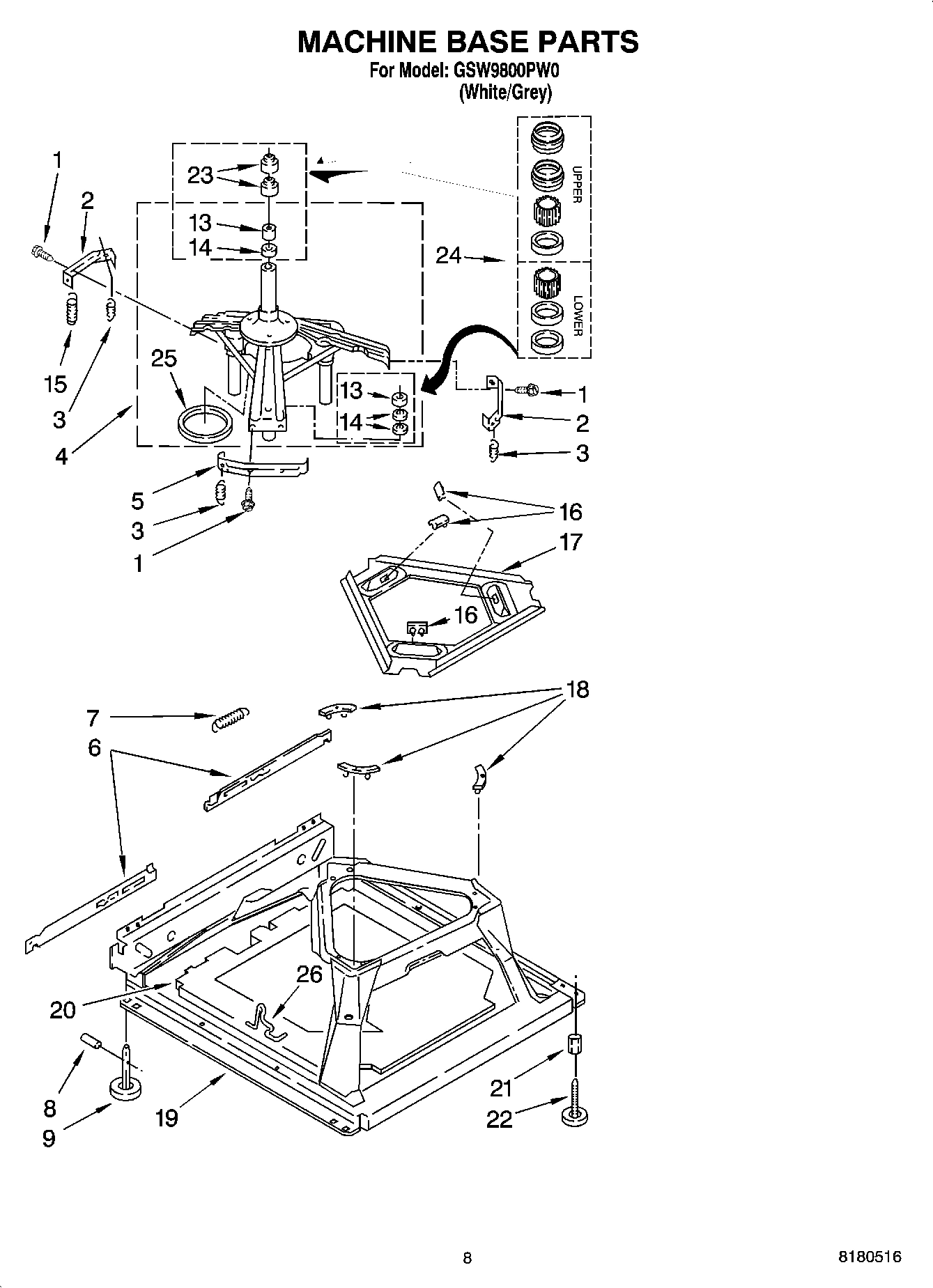 05 - MACHINE BASE PARTS