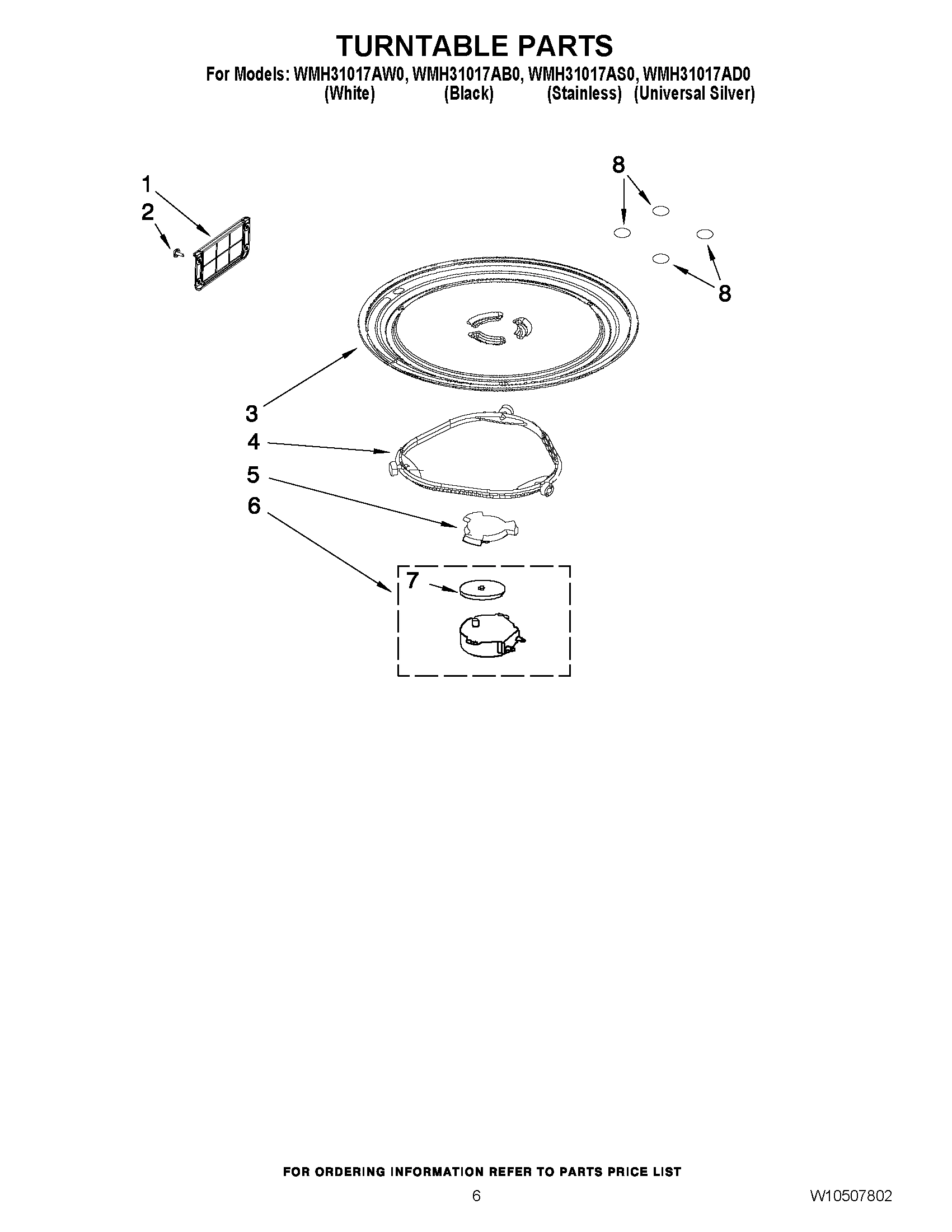05 - TURNTABLE PARTS