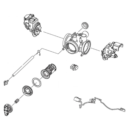 DC97-17999P Samsung Drain Pump