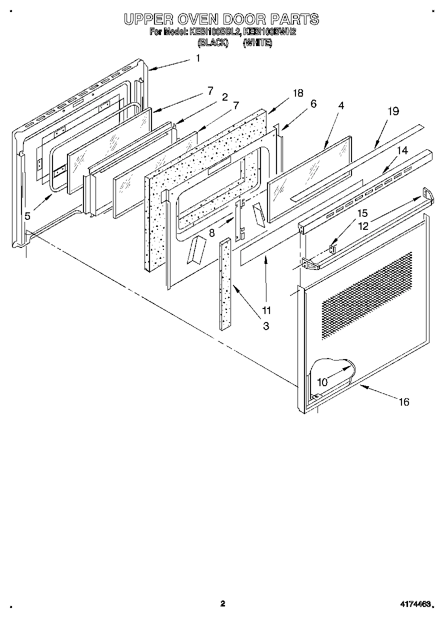 02 - UPPER OVEN DOOR