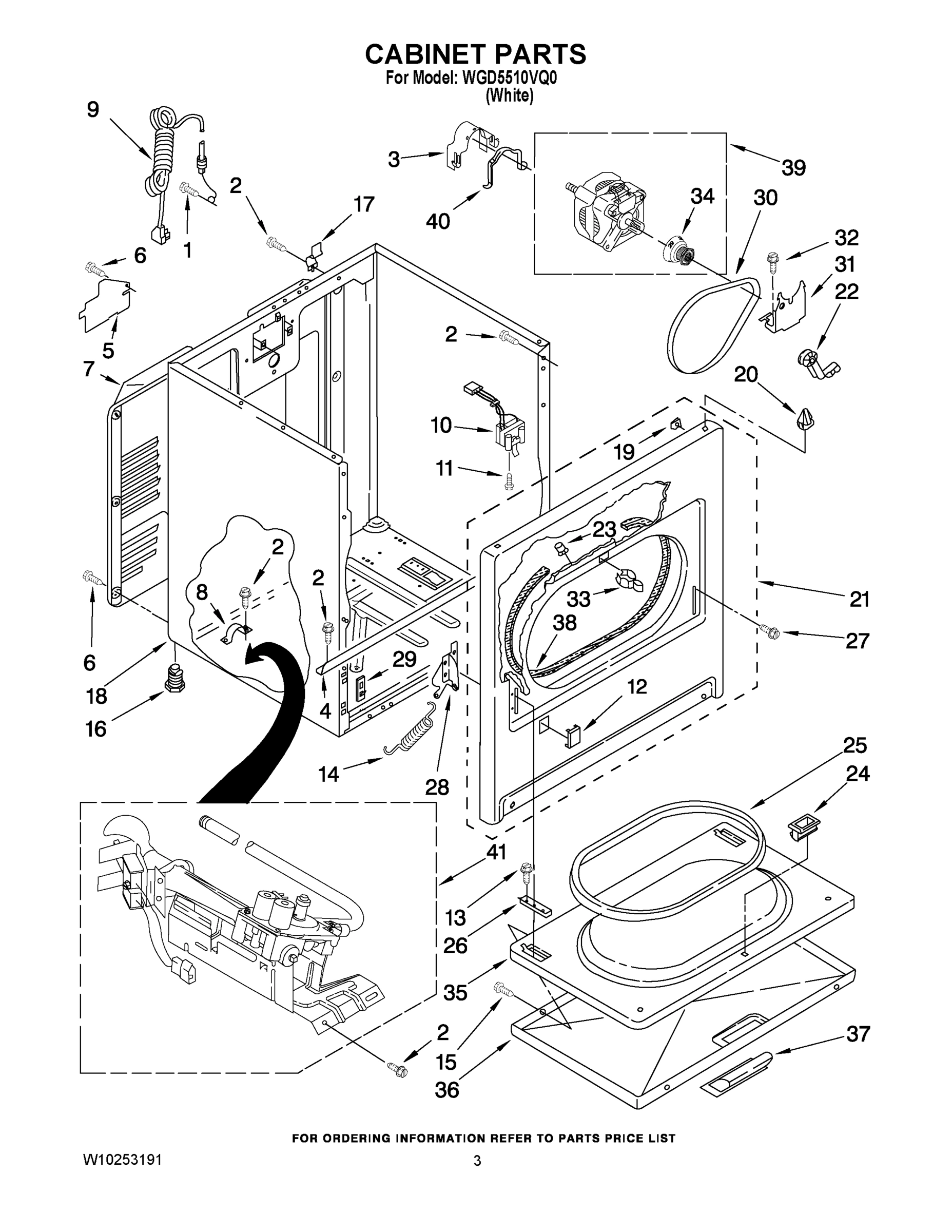 02 - CABINET PARTS