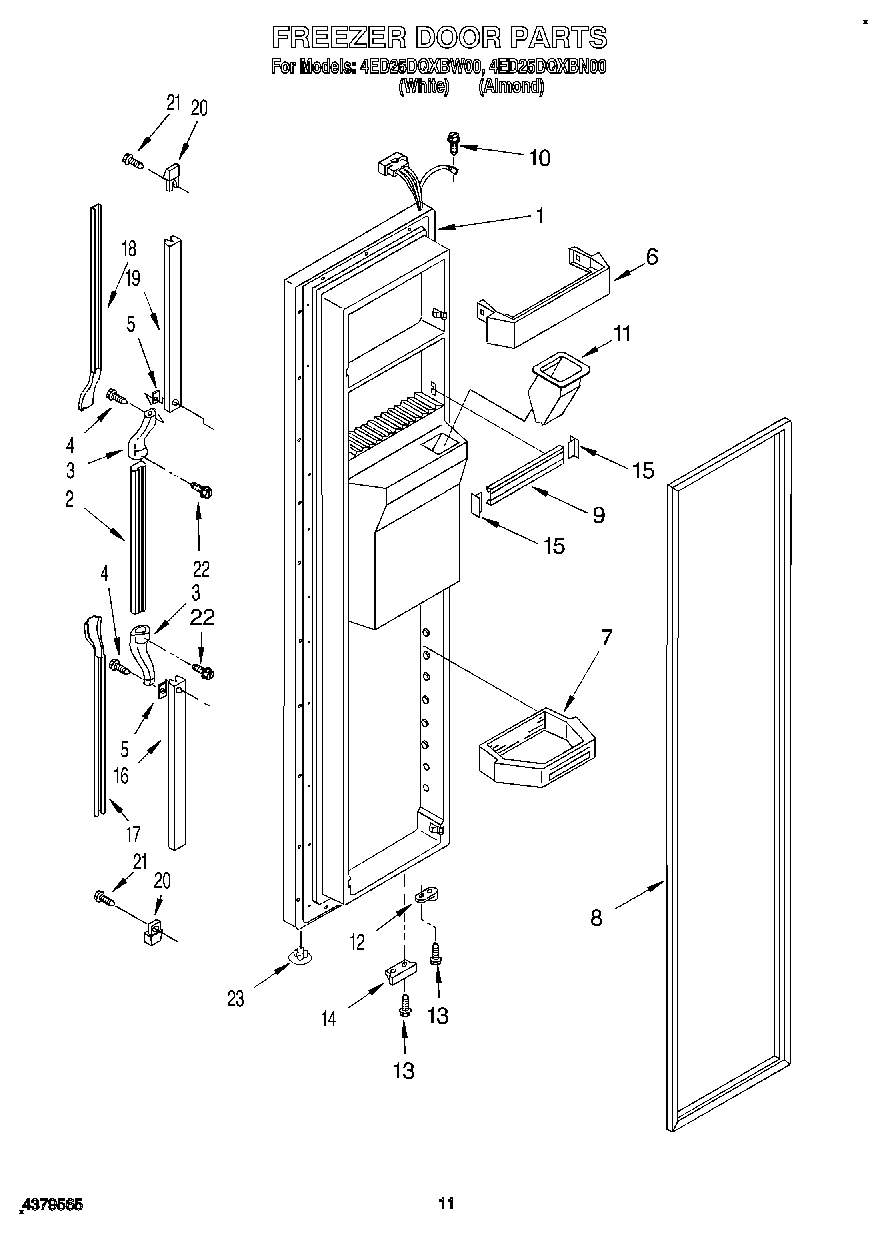 07 - FREEZER DOOR