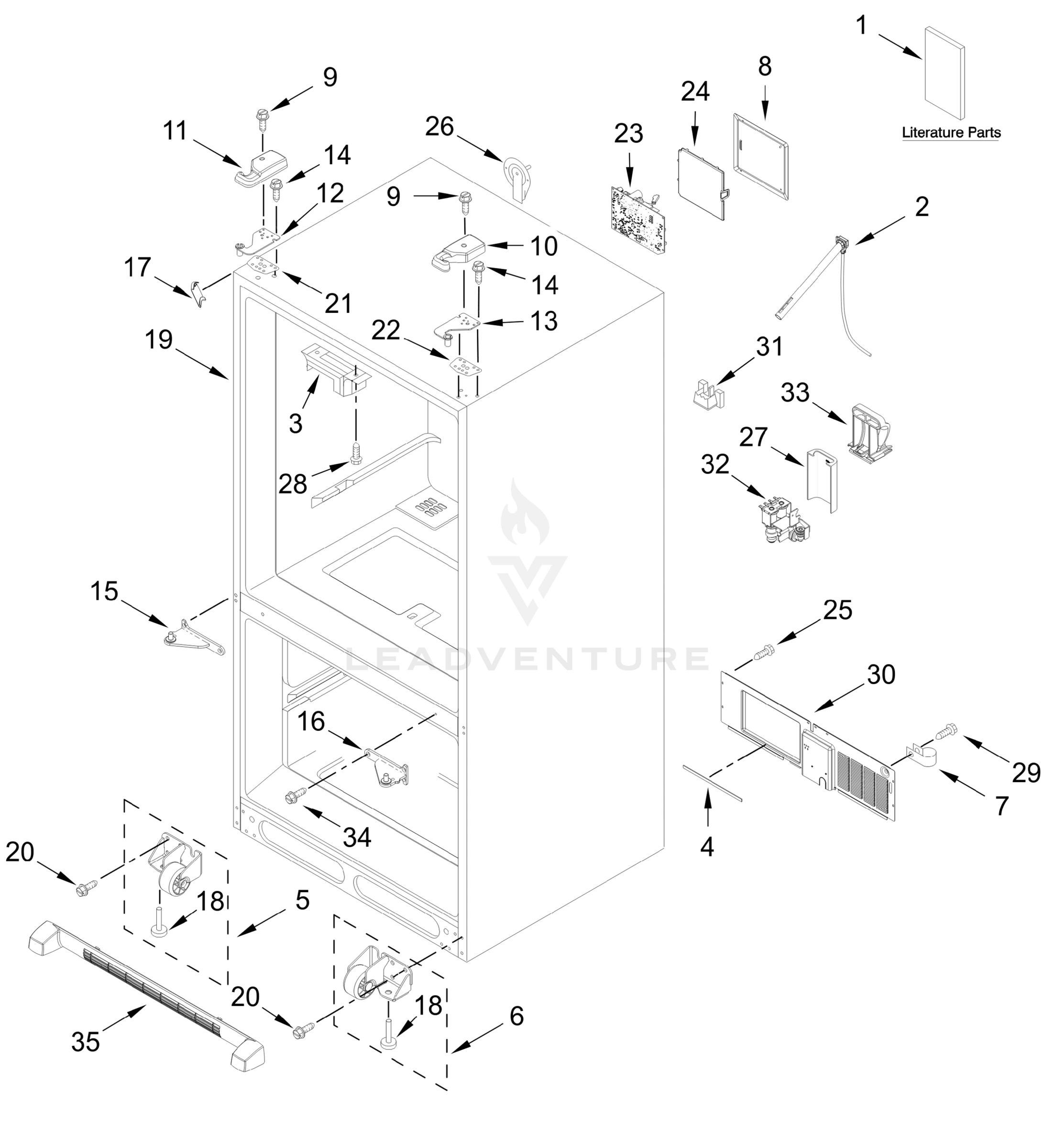 CABINET PARTS