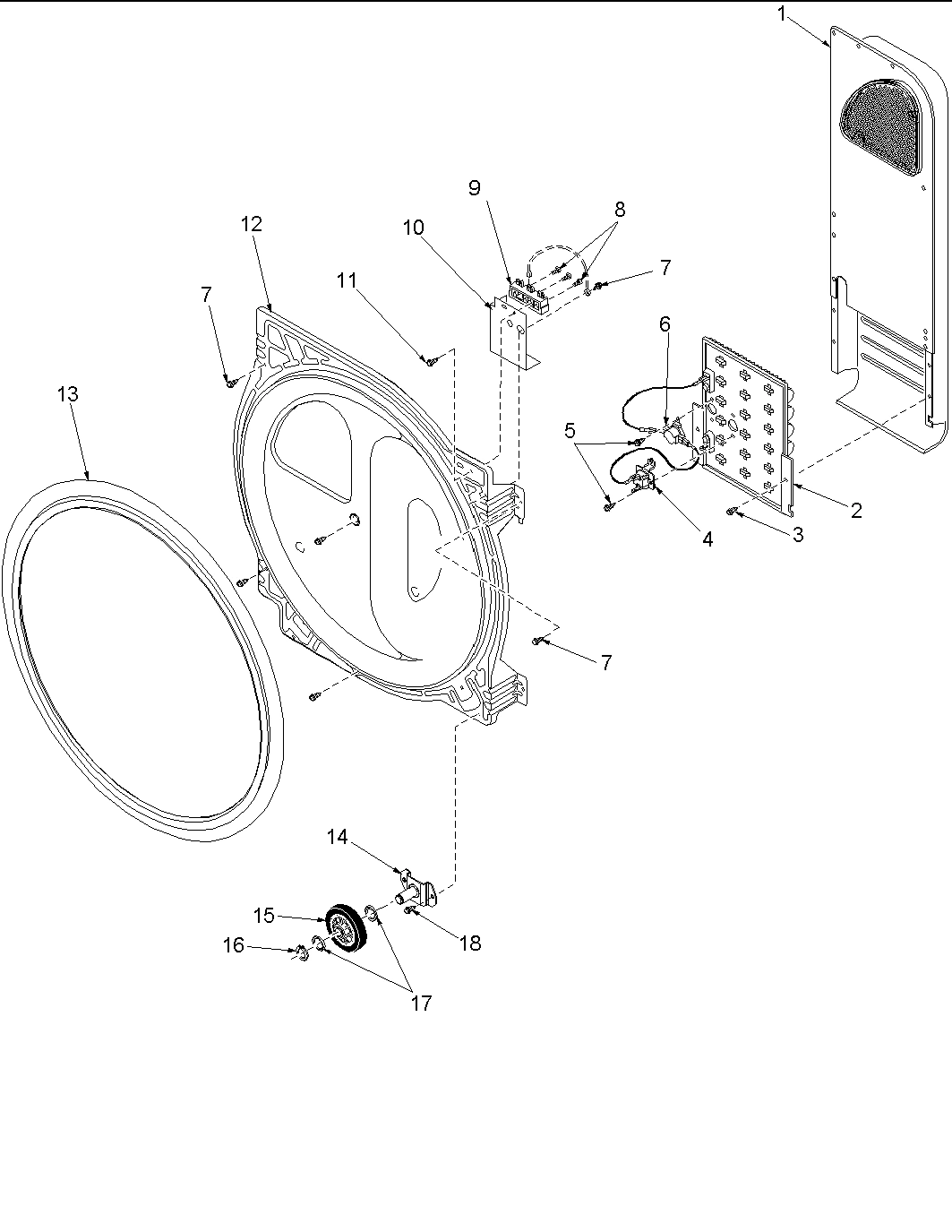 07 - REAR BULKHEAD, ROLLERS & AIR DUCT