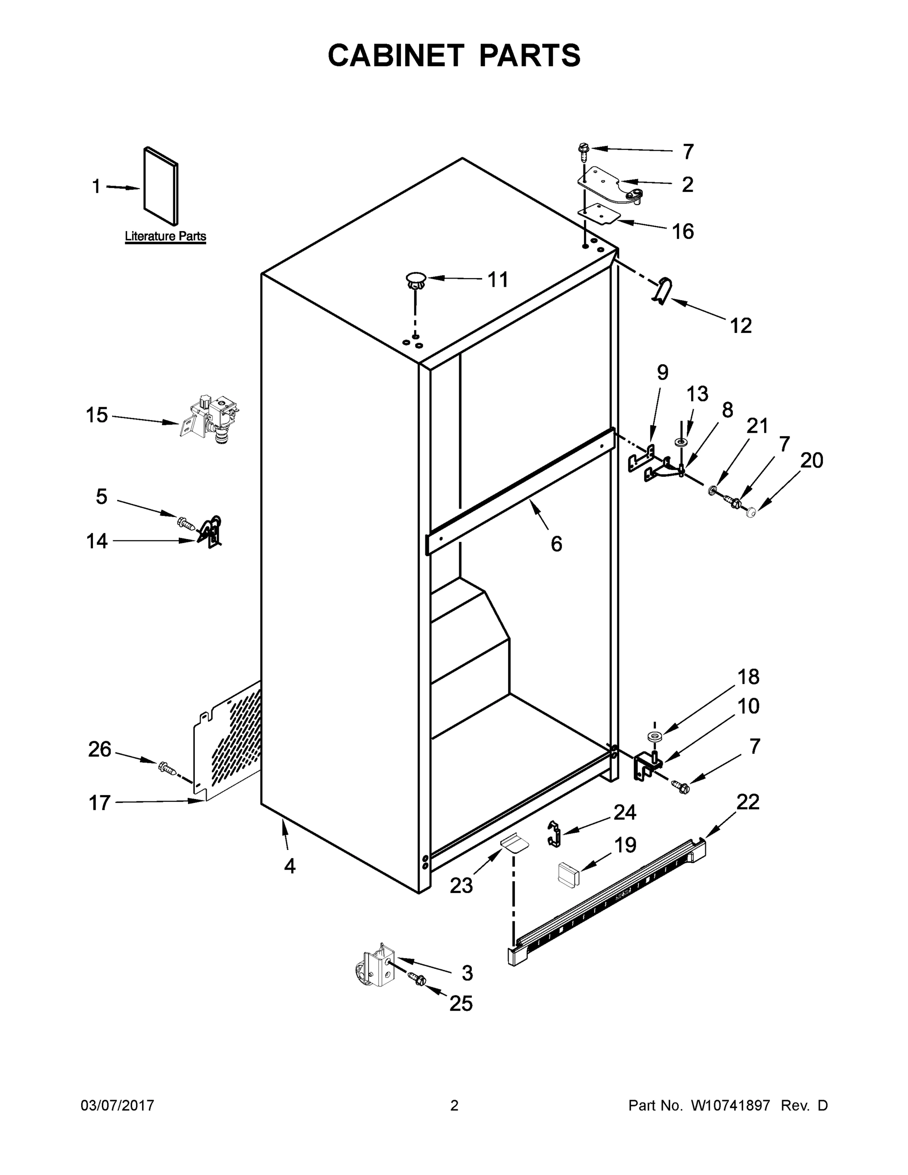 02 - CABINET PARTS