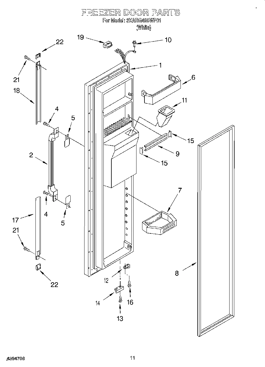 07 - FREEZER DOOR