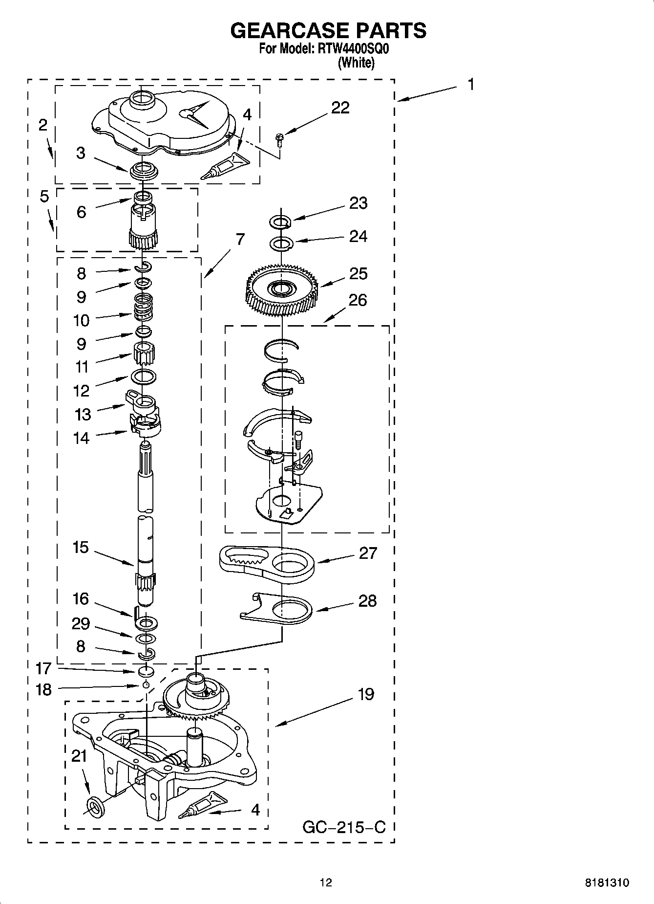 08 - GEARCASE PARTS, OPTIONAL PARTS (NOT INCLUDED)