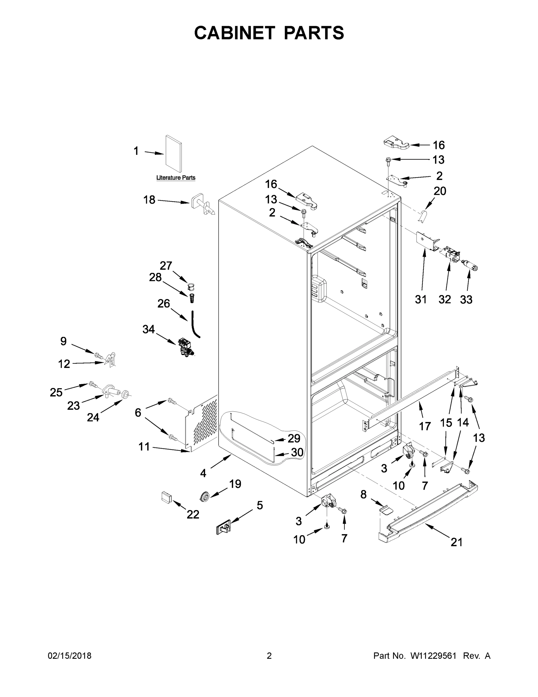 02 - CABINET PARTS