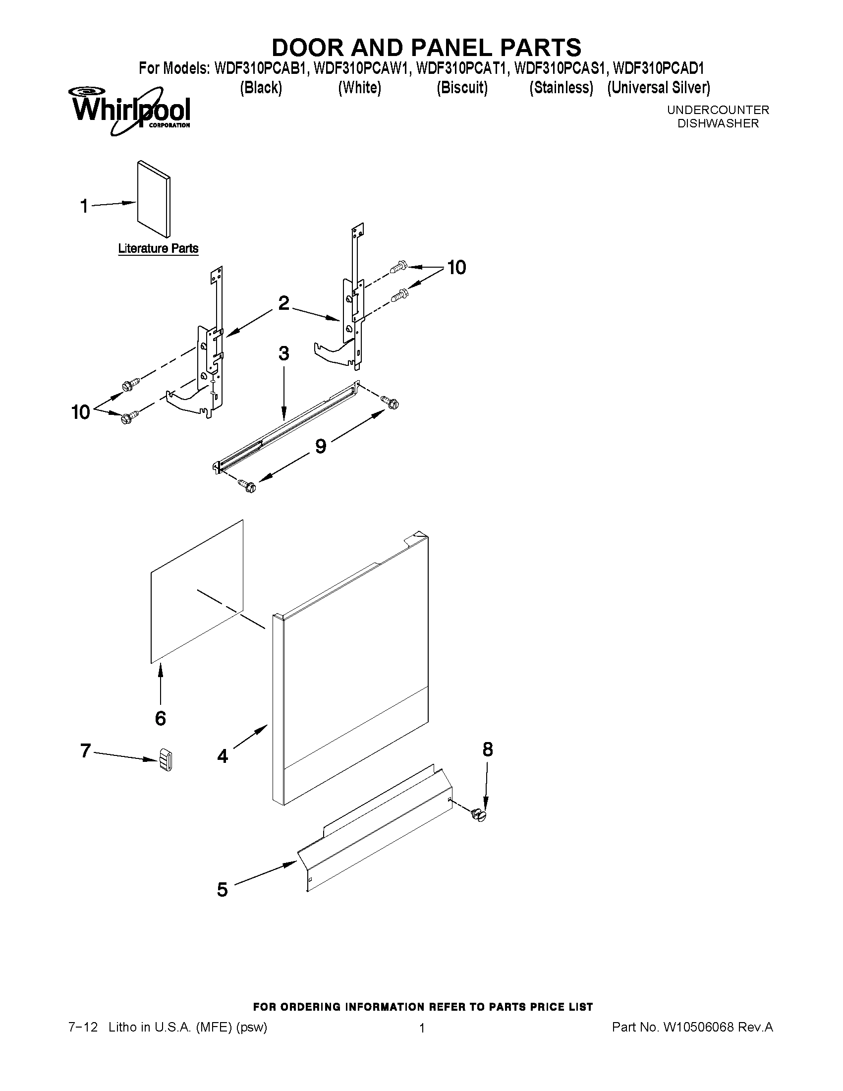 01 - DOOR AND PANEL PARTS