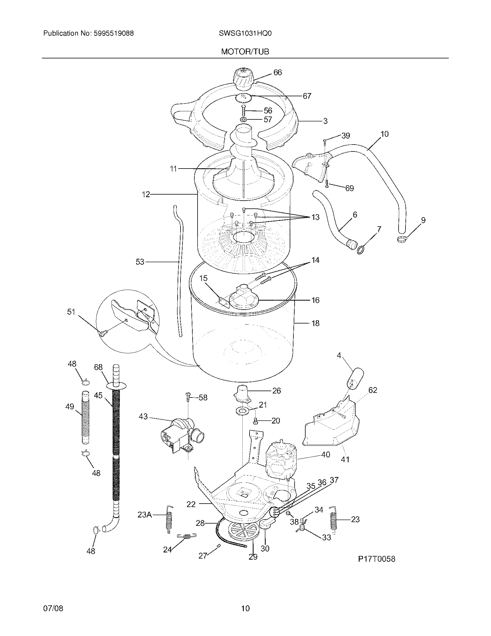 11 - MOTOR/TUB