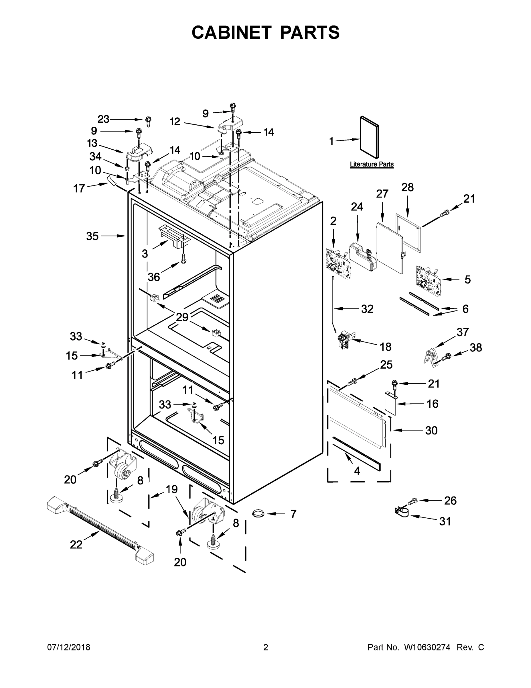 02 - CABINET PARTS