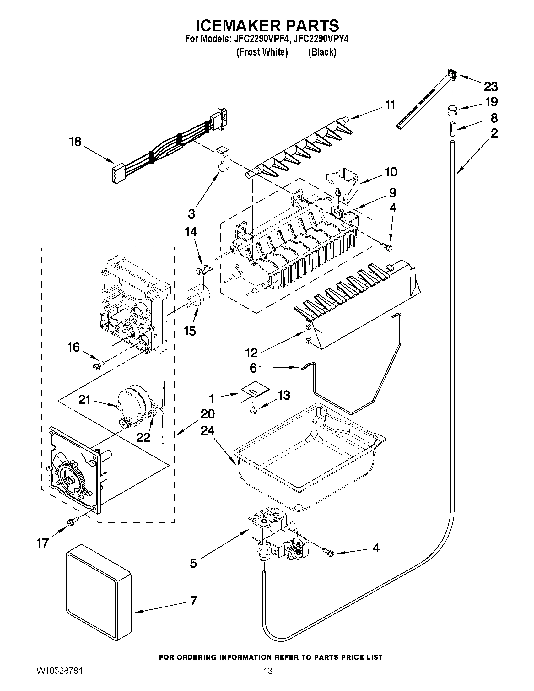 07 - ICEMAKER PARTS