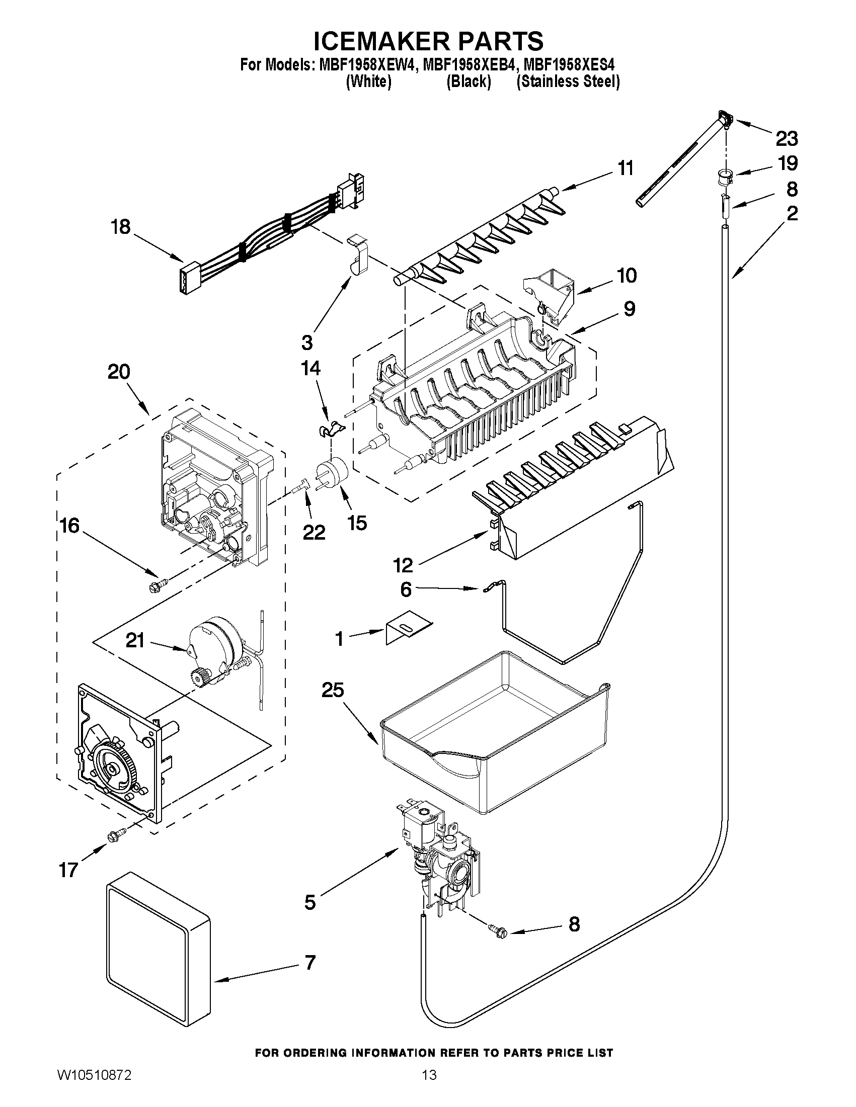 08 - ICEMAKER PARTS
