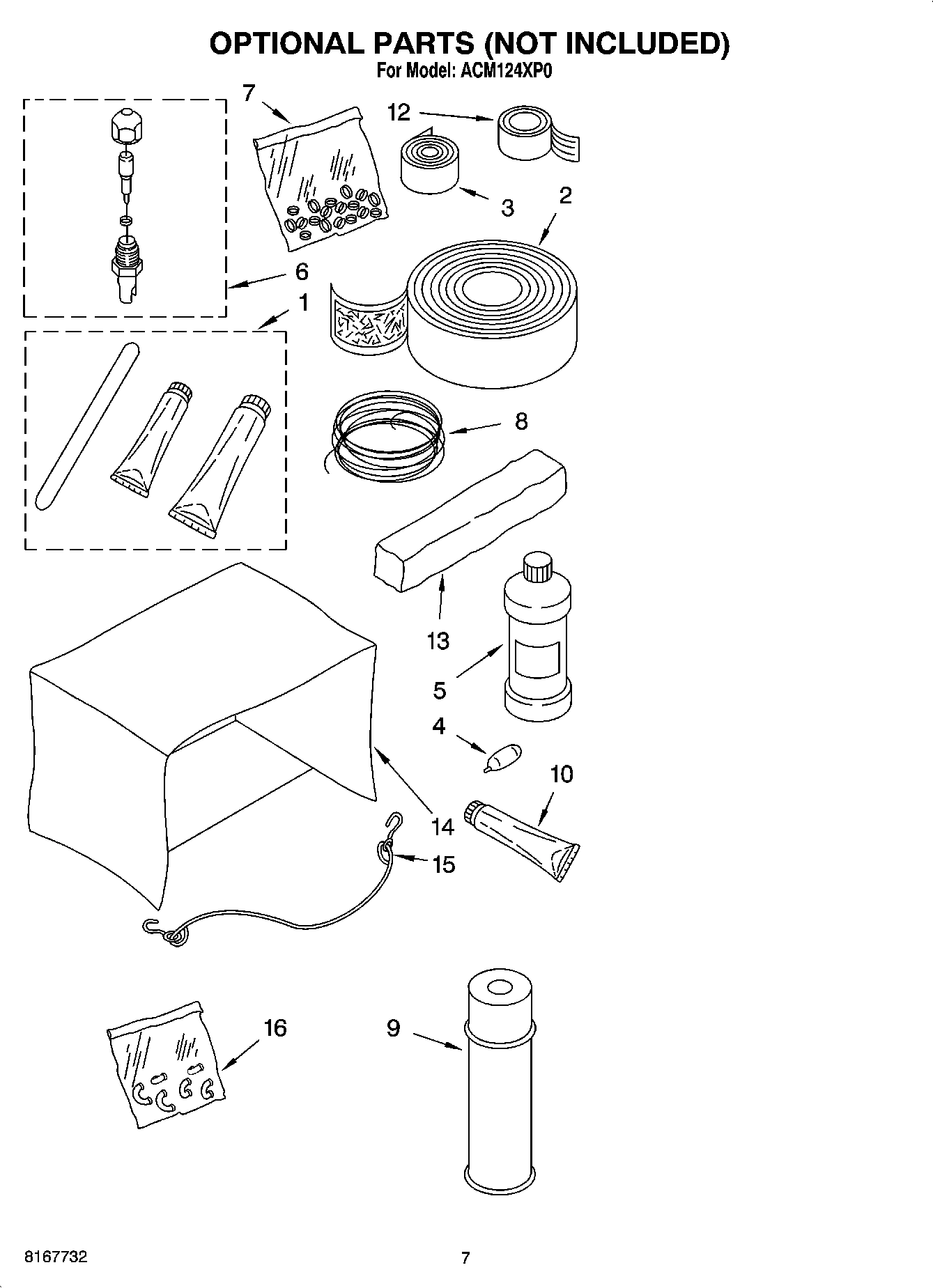 04 - OPTIONAL PARTS (NOT INCLUDED)