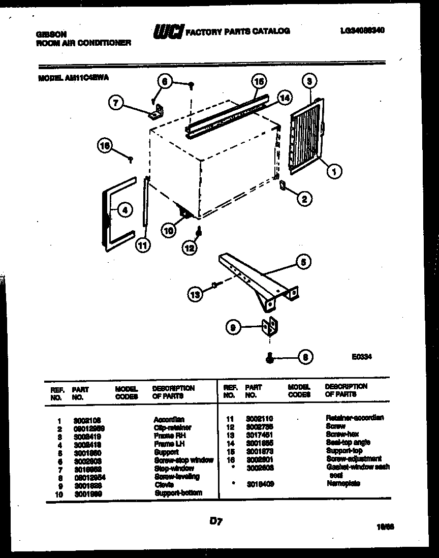 06 - CABINET AND INSTALLATION PARTS