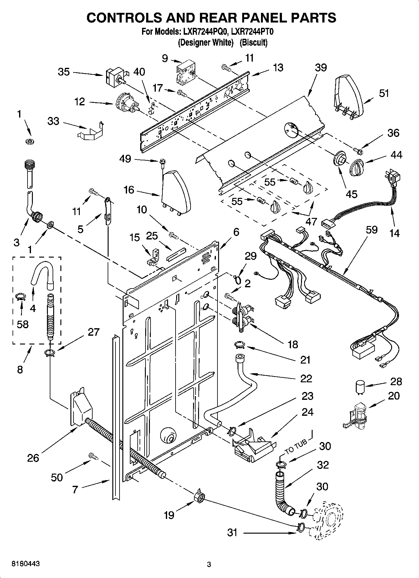 02 - CONTROL AND REAR PANEL PARTS
