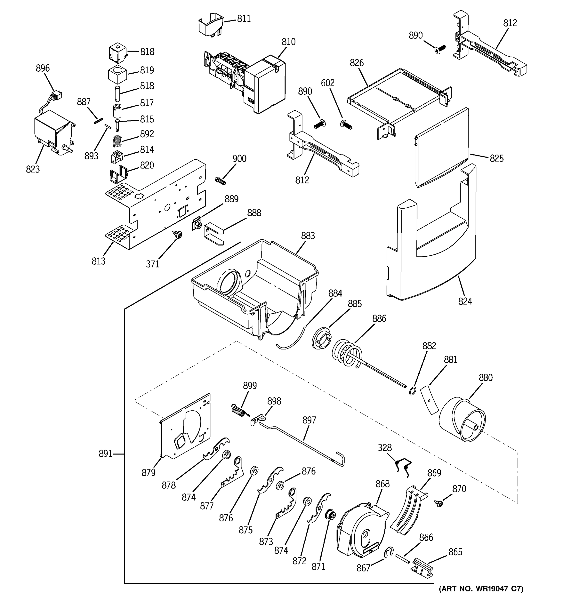 ICE MAKER & DISPENSER