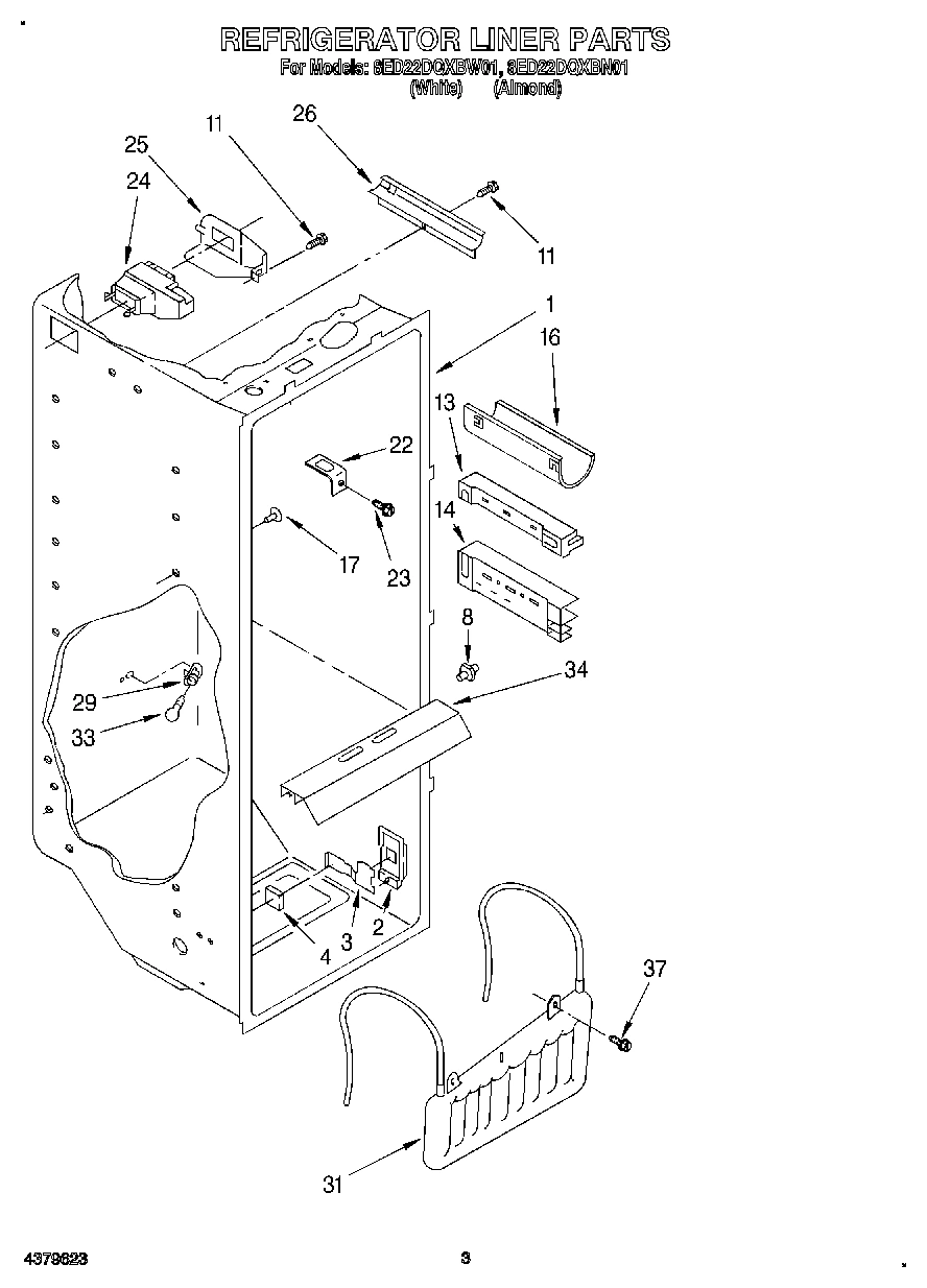 02 - REFRIGERATOR LINER