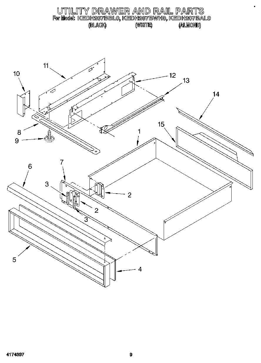 07 - UTILITY DRAWER AND RAIL