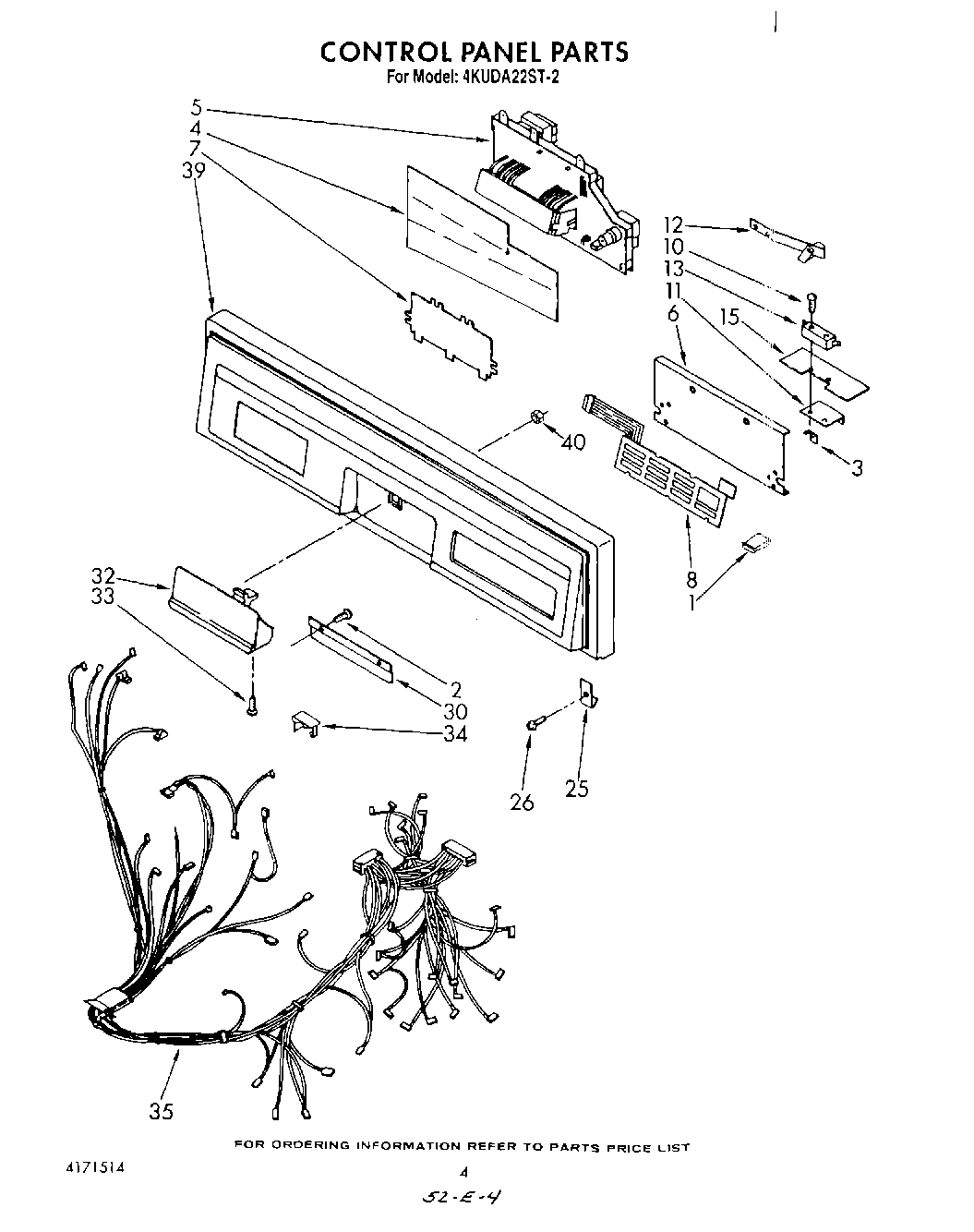 04 - CONTROL PANEL , LITERATURE AND OPTIONAL