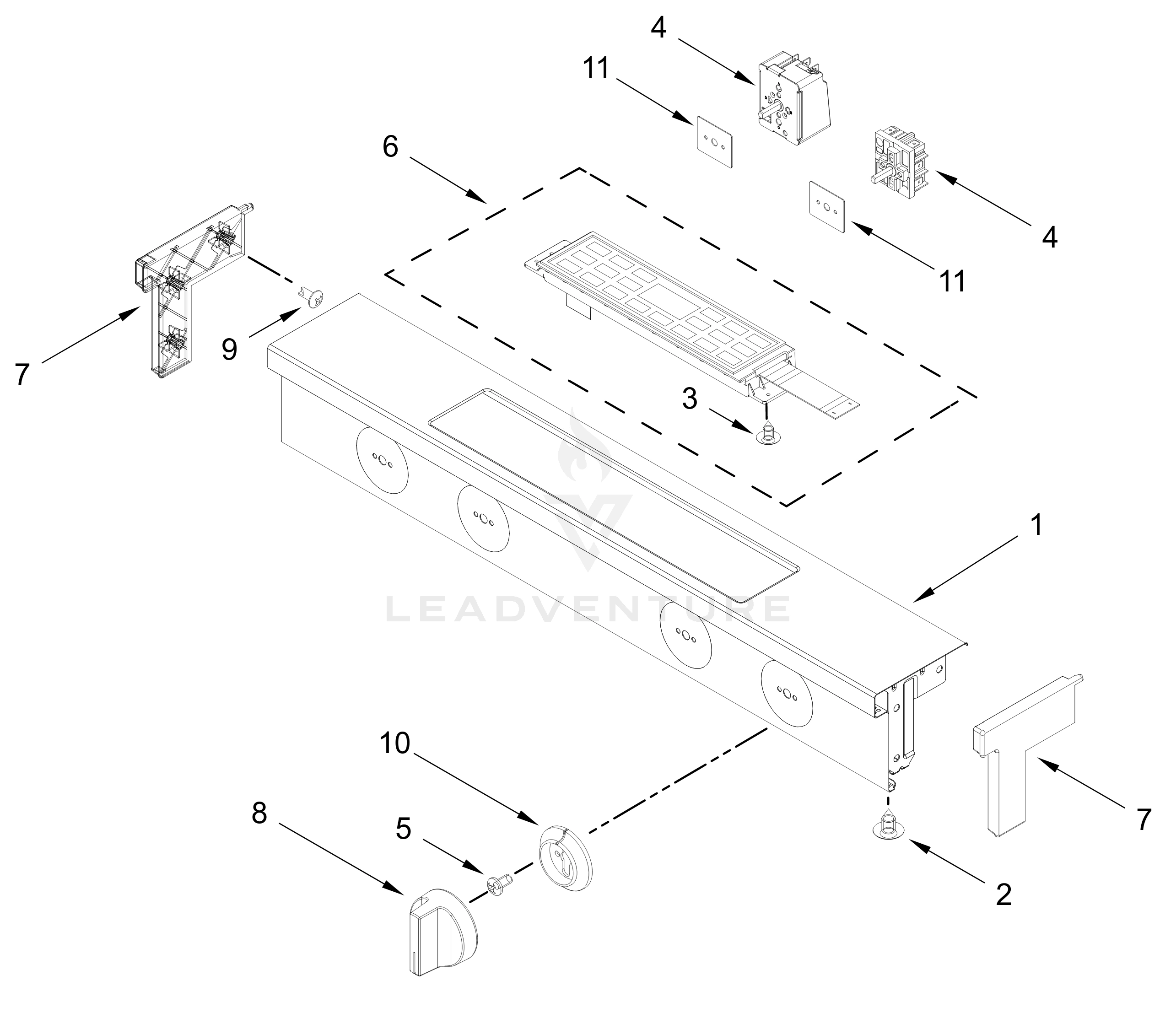 CONTROL PANEL PARTS