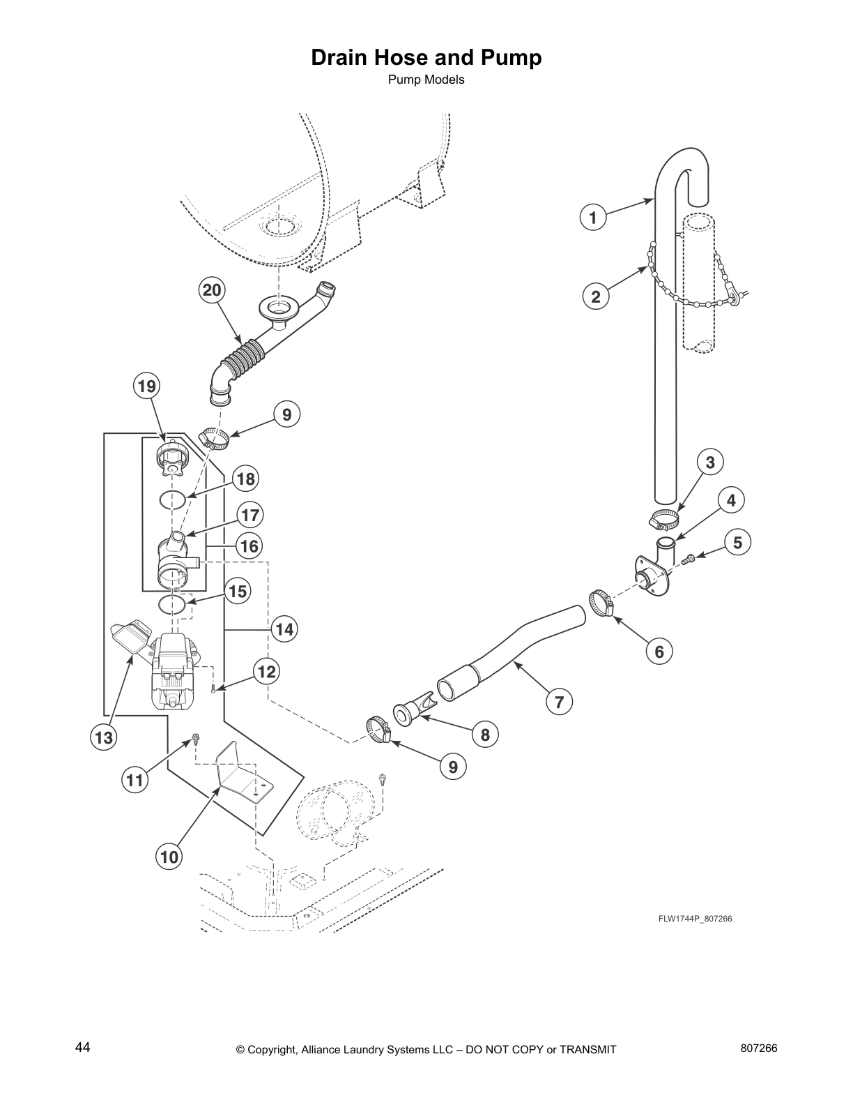 Drain Hose and Pump