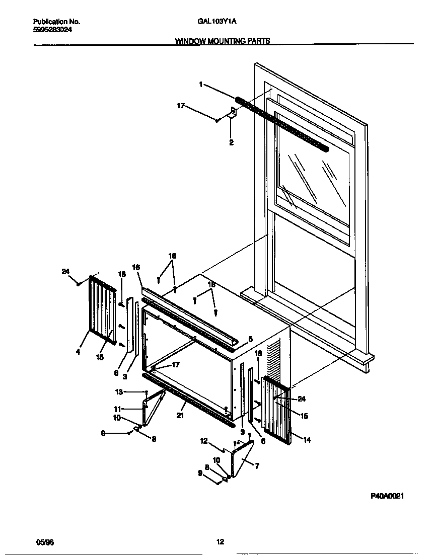 07 - WINDOW MOUNTING PARTS