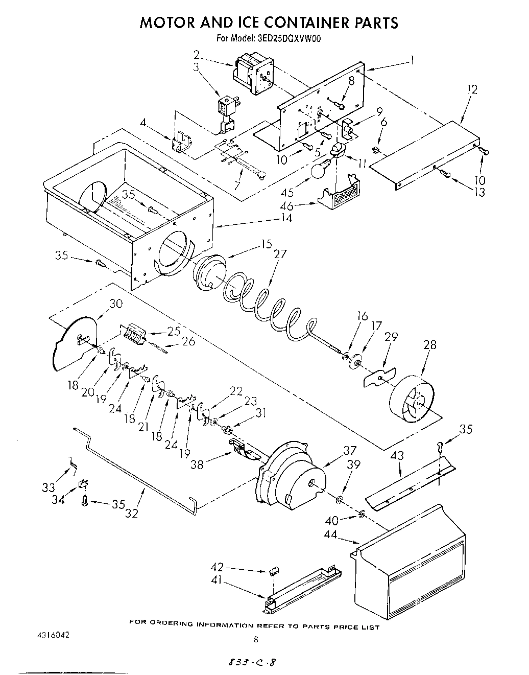 06 - MOTOR AND ICE CONTAINER