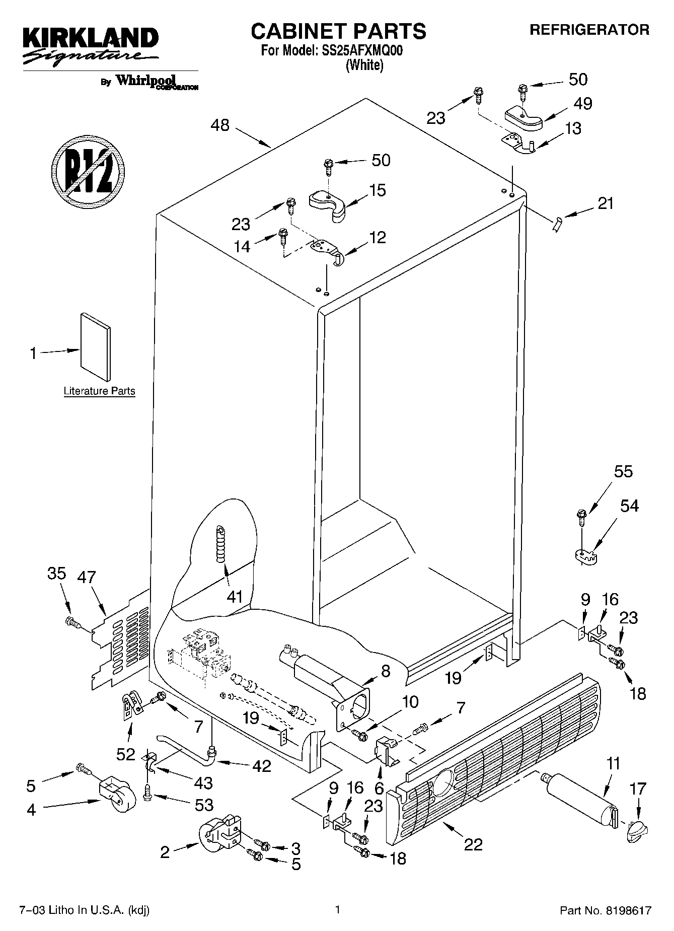 01 - CABINET PARTS