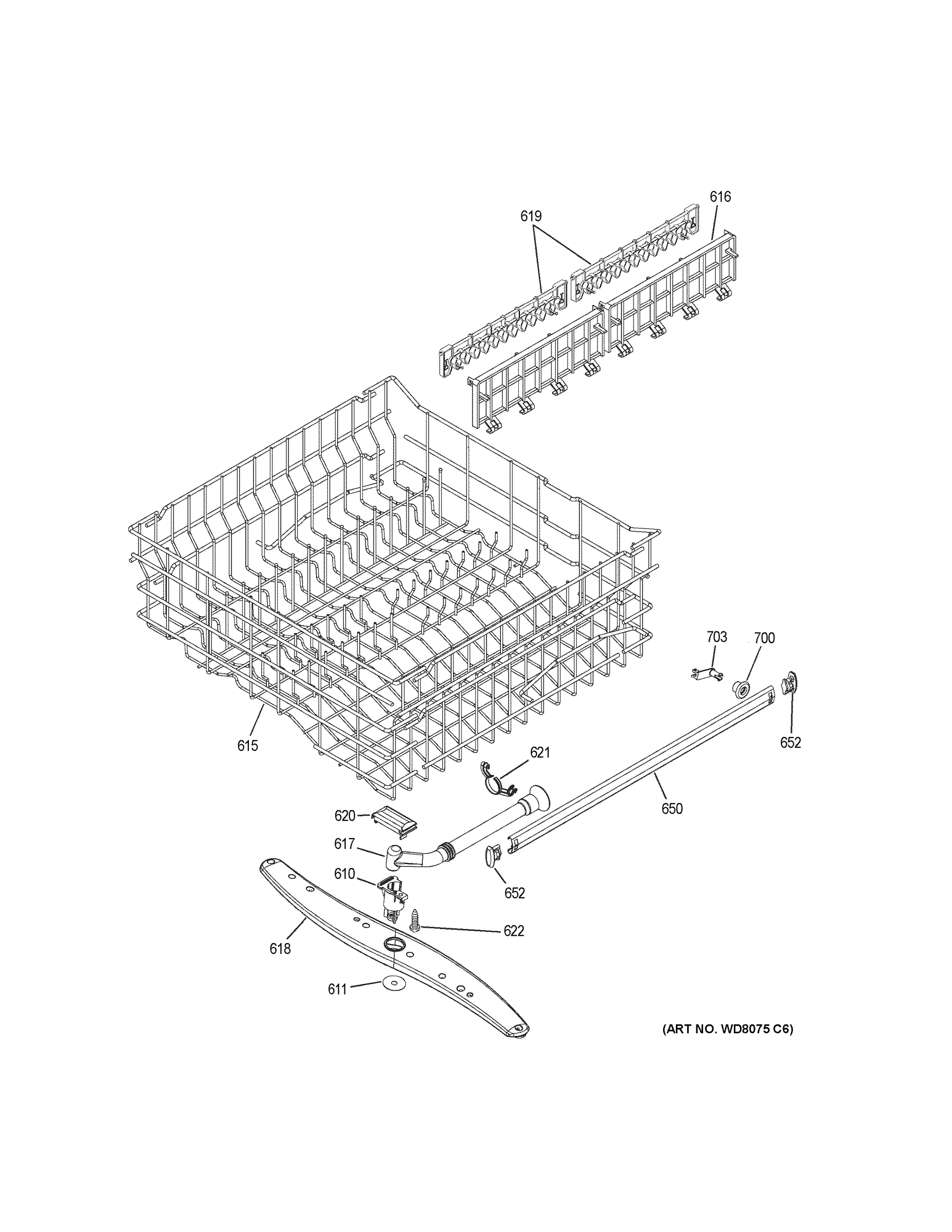 UPPER RACK ASSEMBLY