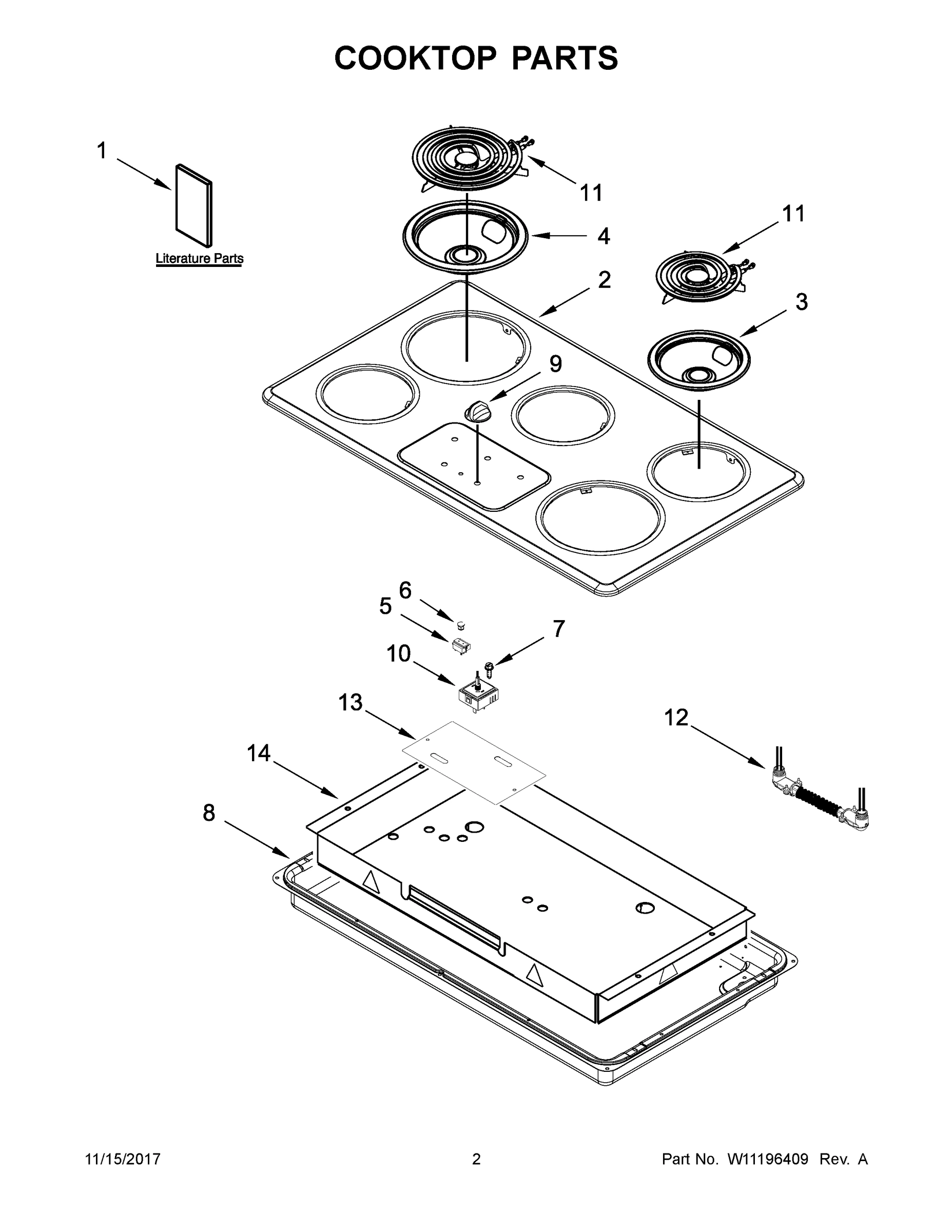 02 - COOKTOP PARTS