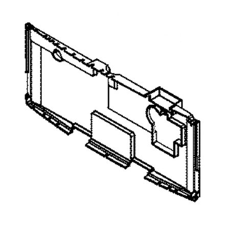 WR02X26578 GE Refrigerator Rear LCD Circuit B
