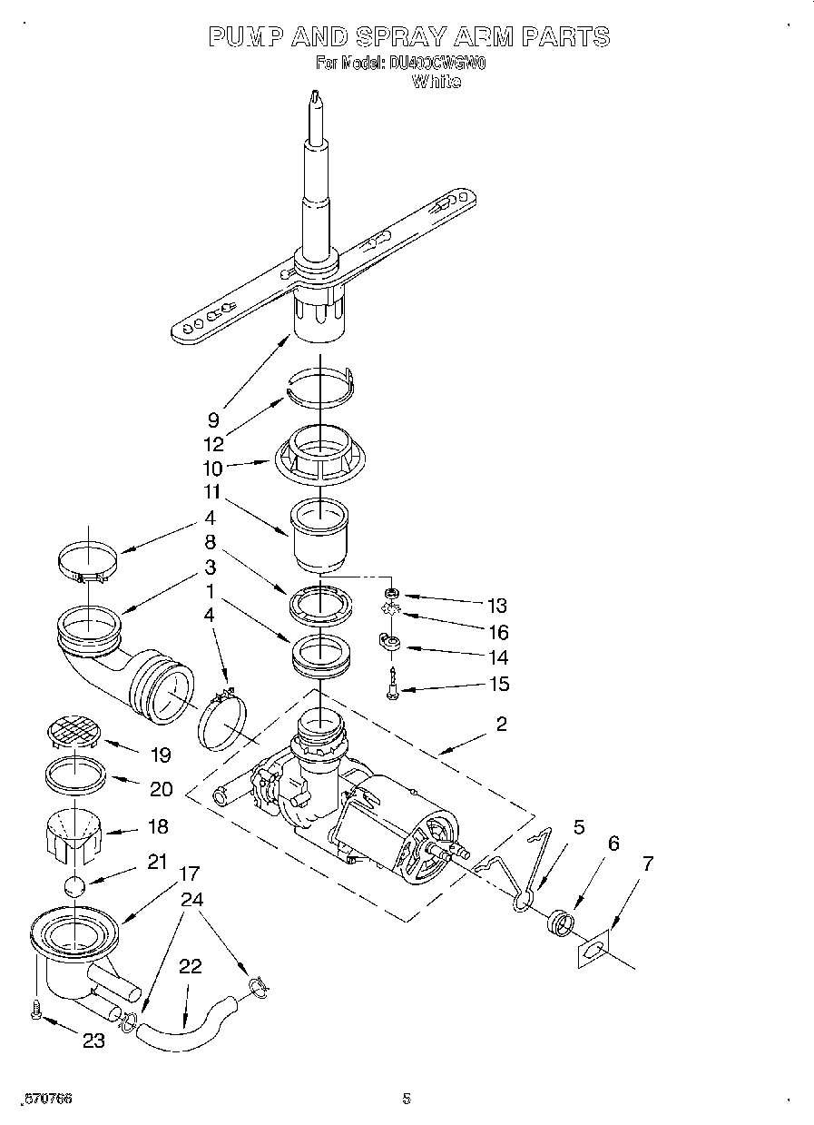 04 - PUMP AND SPRAY ARM