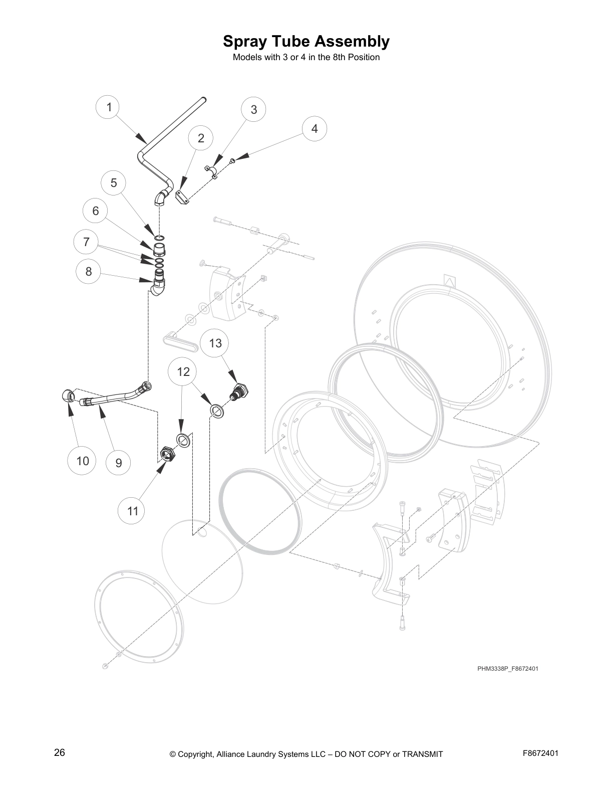 Spray Tube Assembly